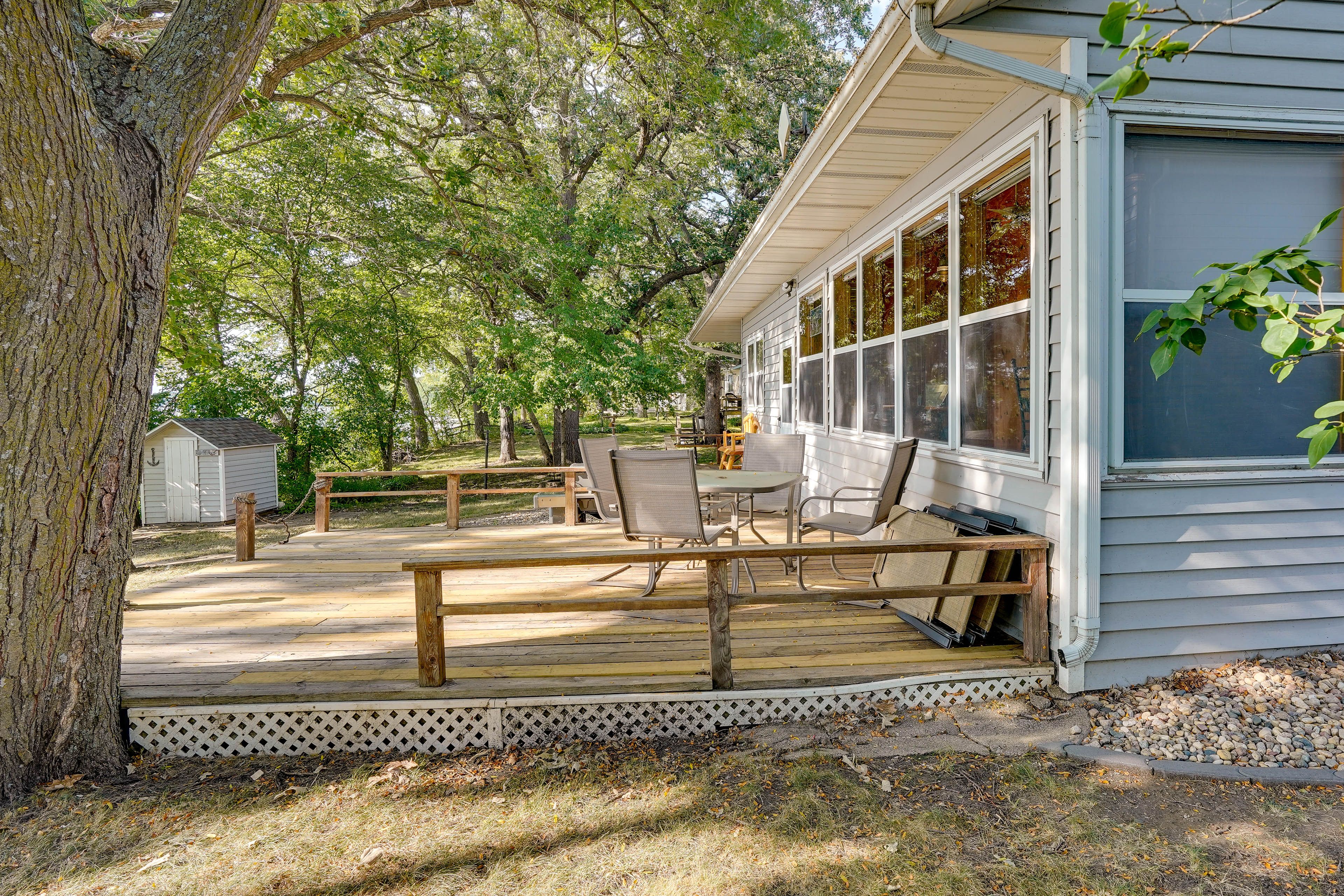 Private Deck | Outdoor Dining Area | Gas Grill