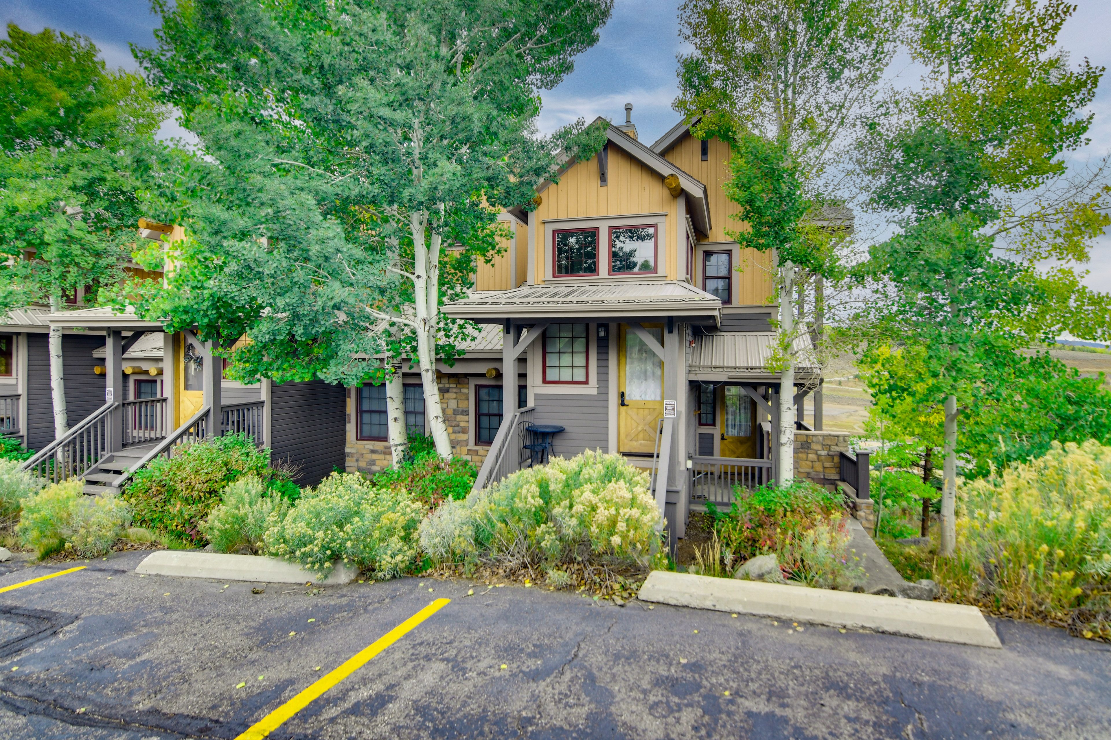 Building Exterior | Open Community Parking Lot (2 Vehicles)