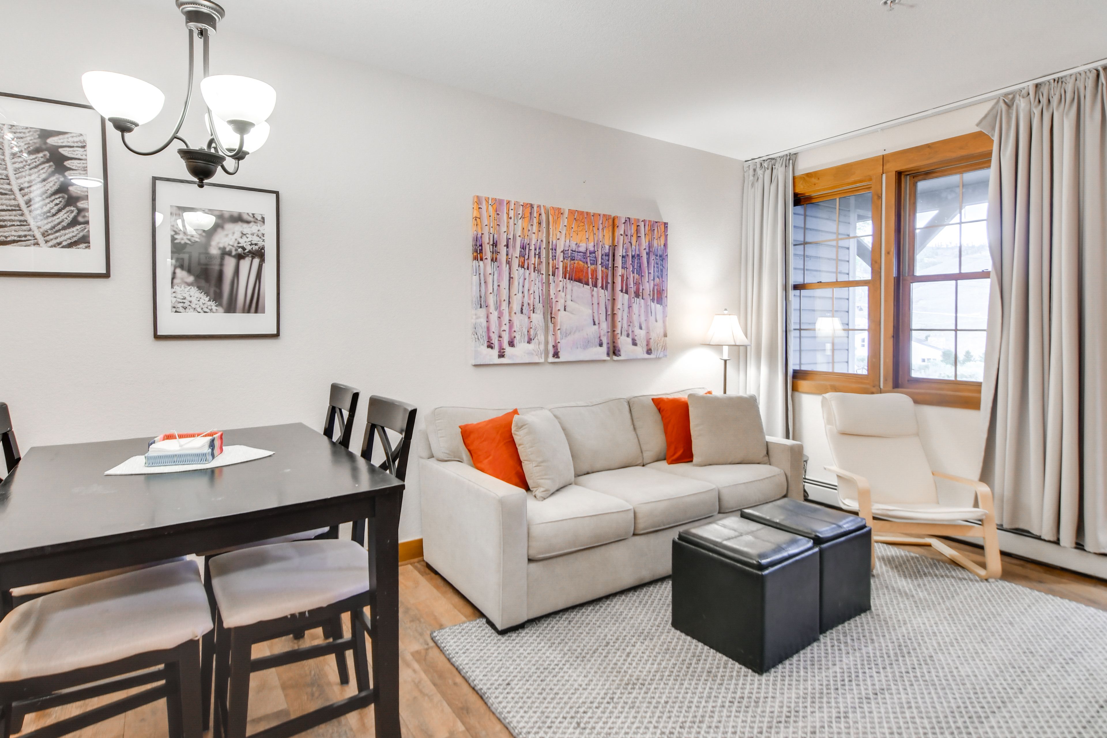 Living Room | Electric Fireplace | Queen Sleeper Sofa