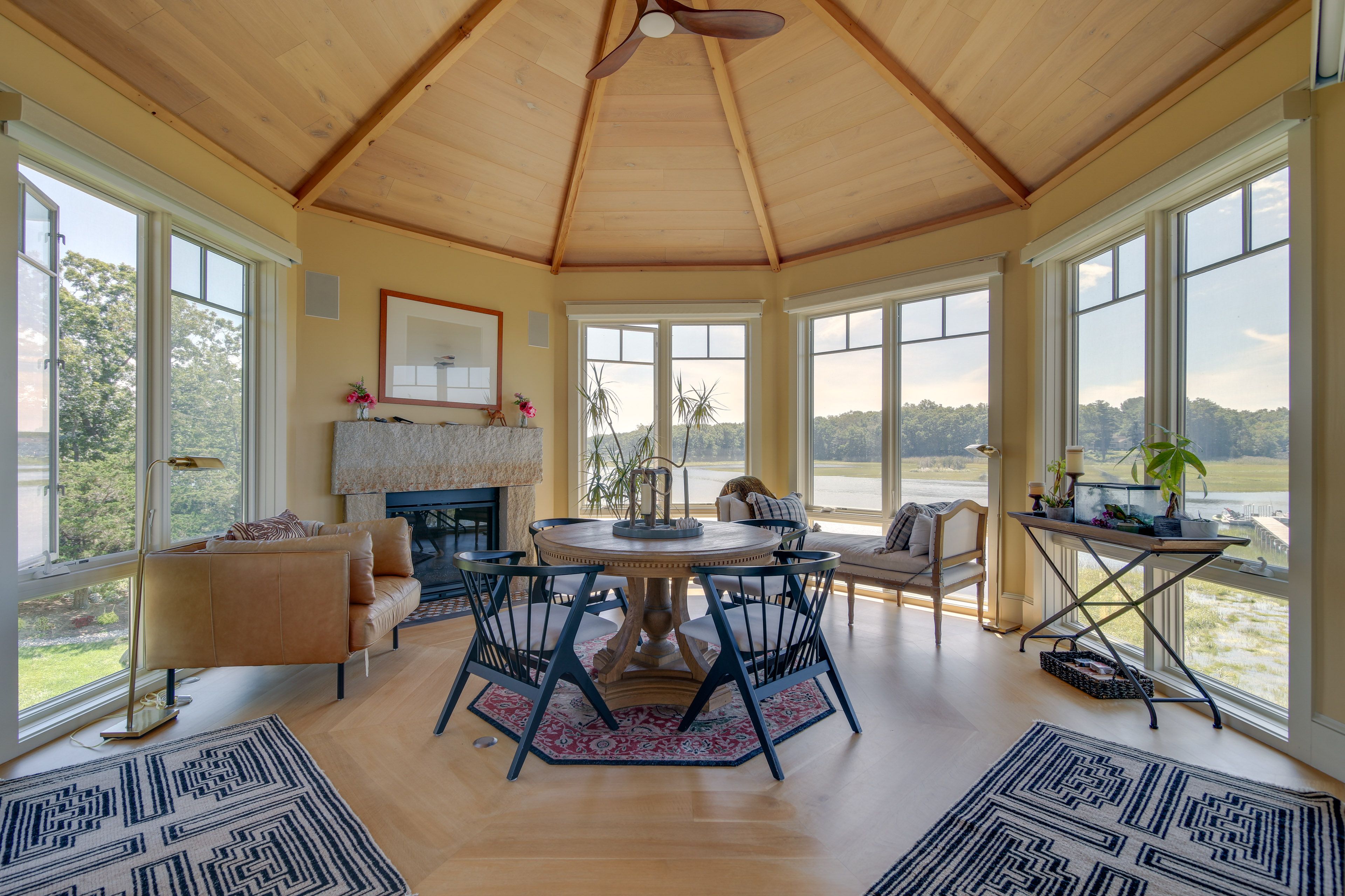 Sunroom | Fireplace