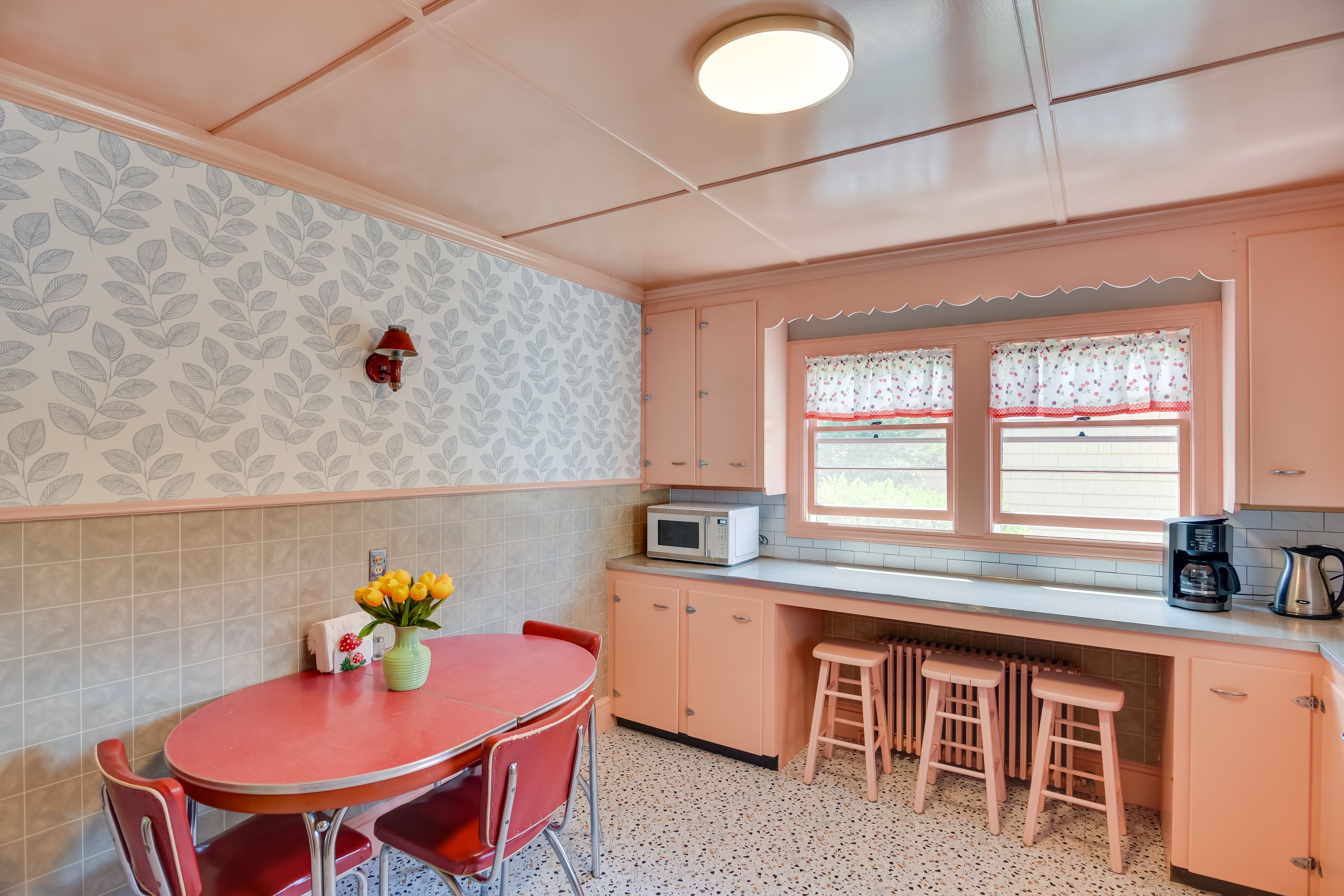 Kitchen + Dining Table | Dishware + Flatware Provided