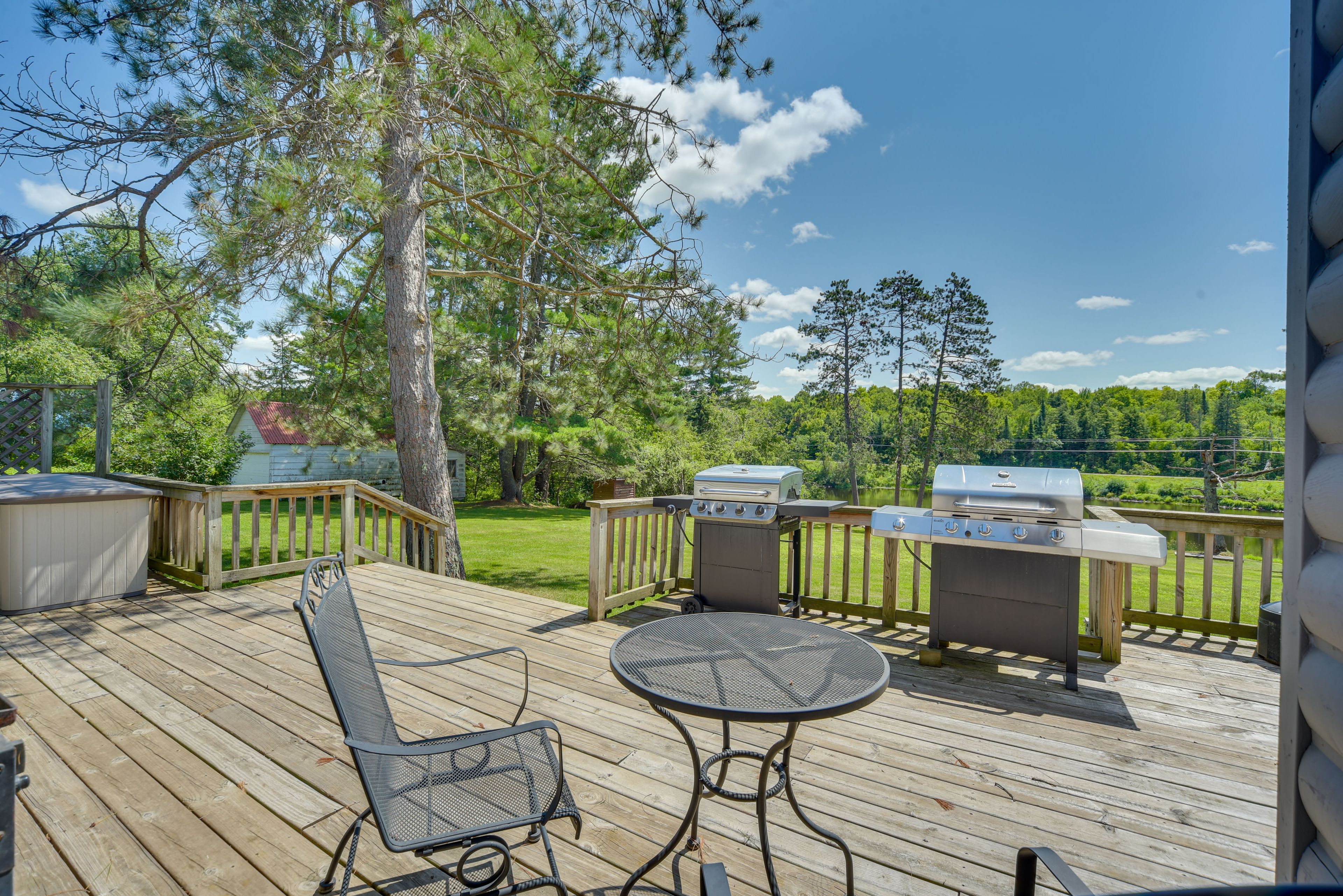 Private Deck | 2 Gas Grills | River Views