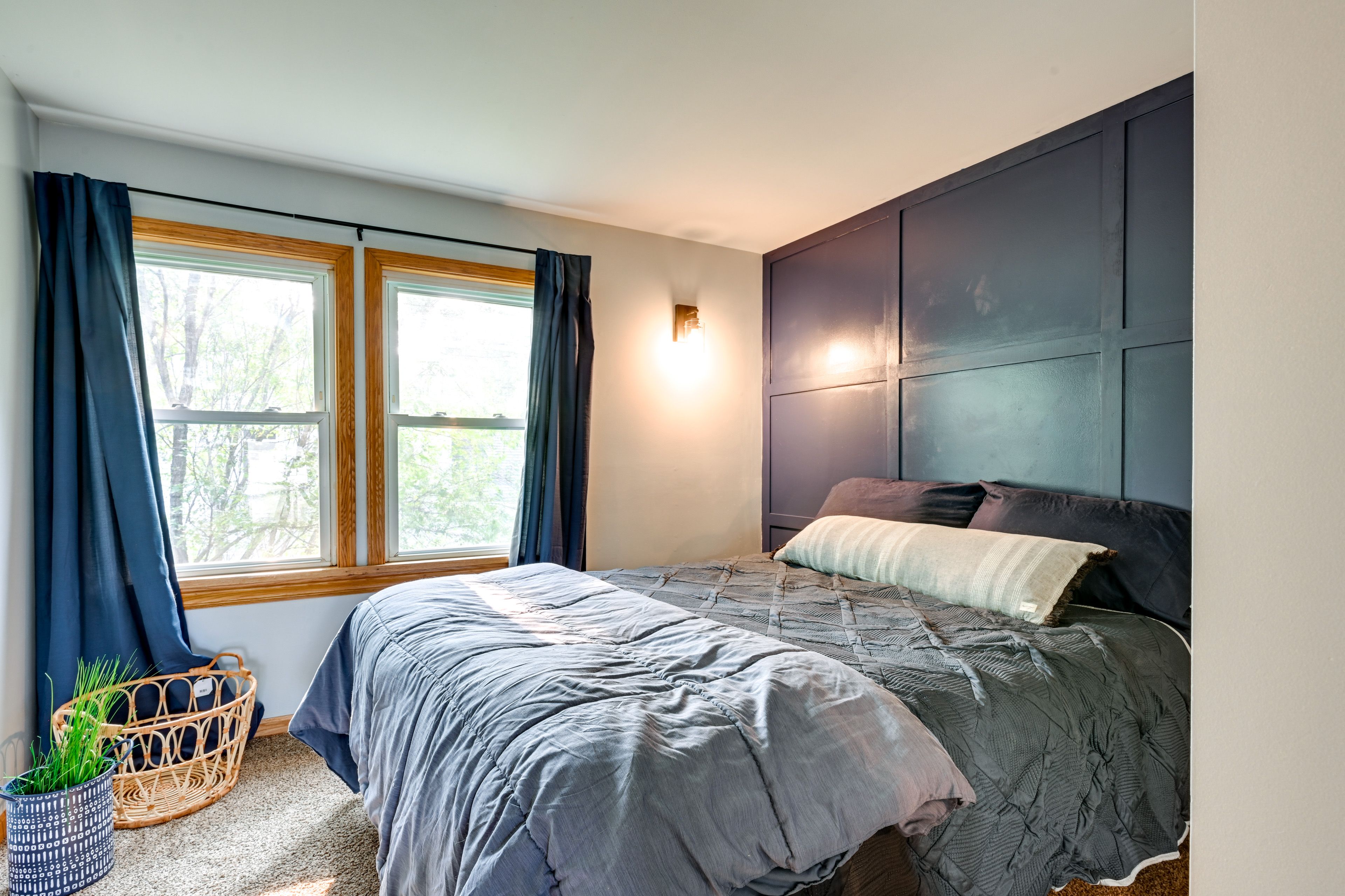 Bedroom 1 | Queen Bed | Linens Provided | 2nd Floor | Desk Space