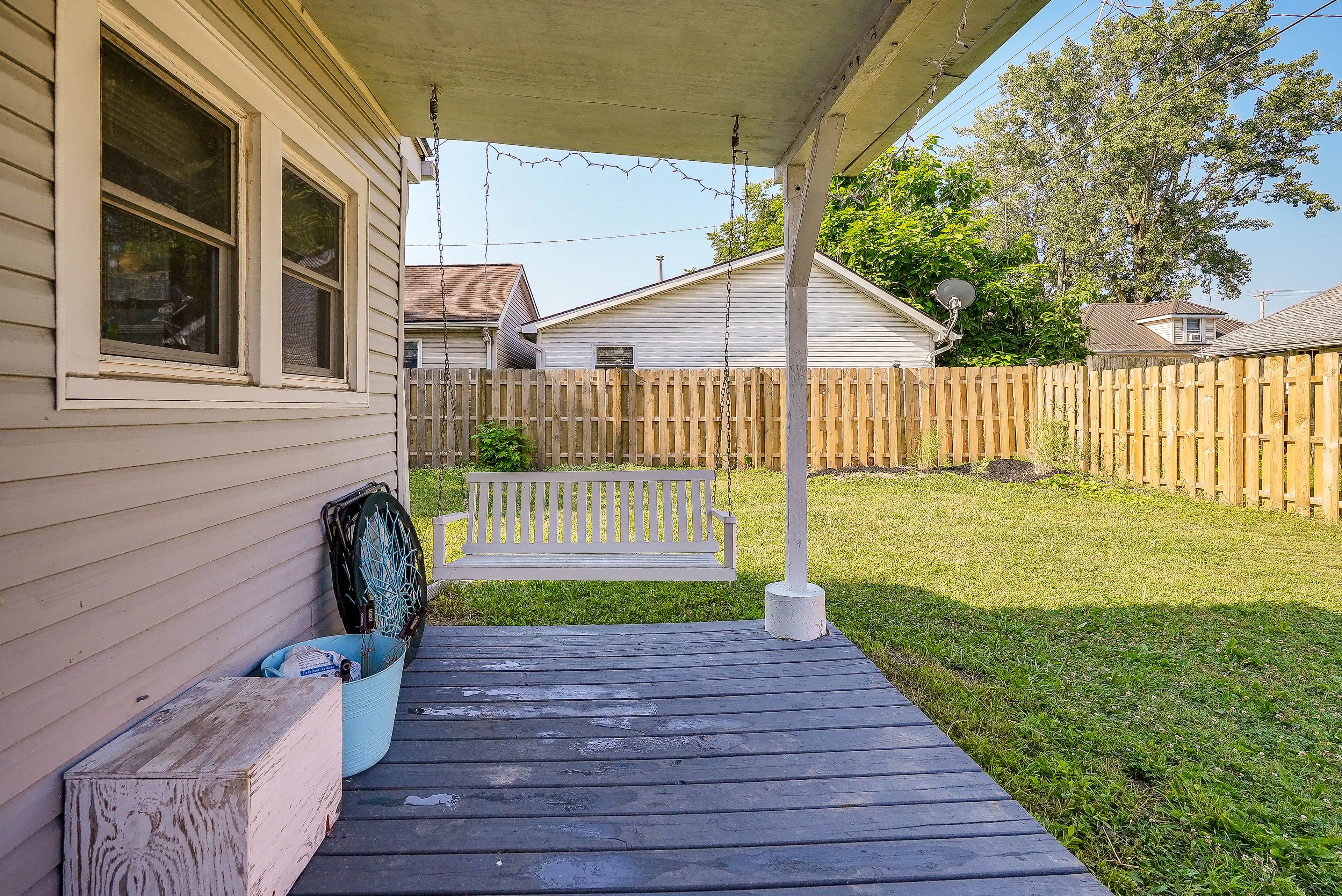 Covered Back Porch