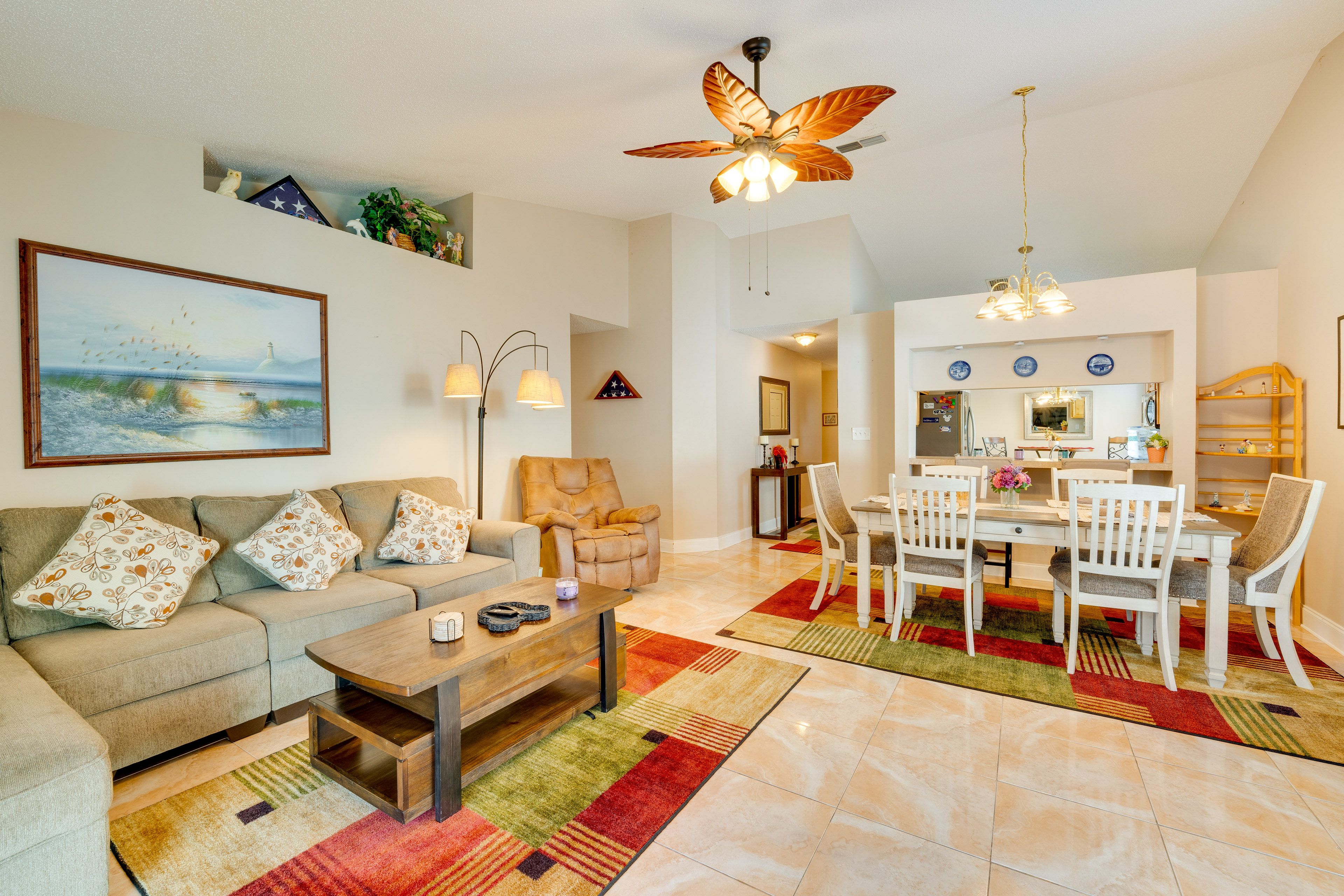 Kissimmee Vacation Rental | 3BR | 2BA | 900 Sq Ft | 1 Minor Step to Enter