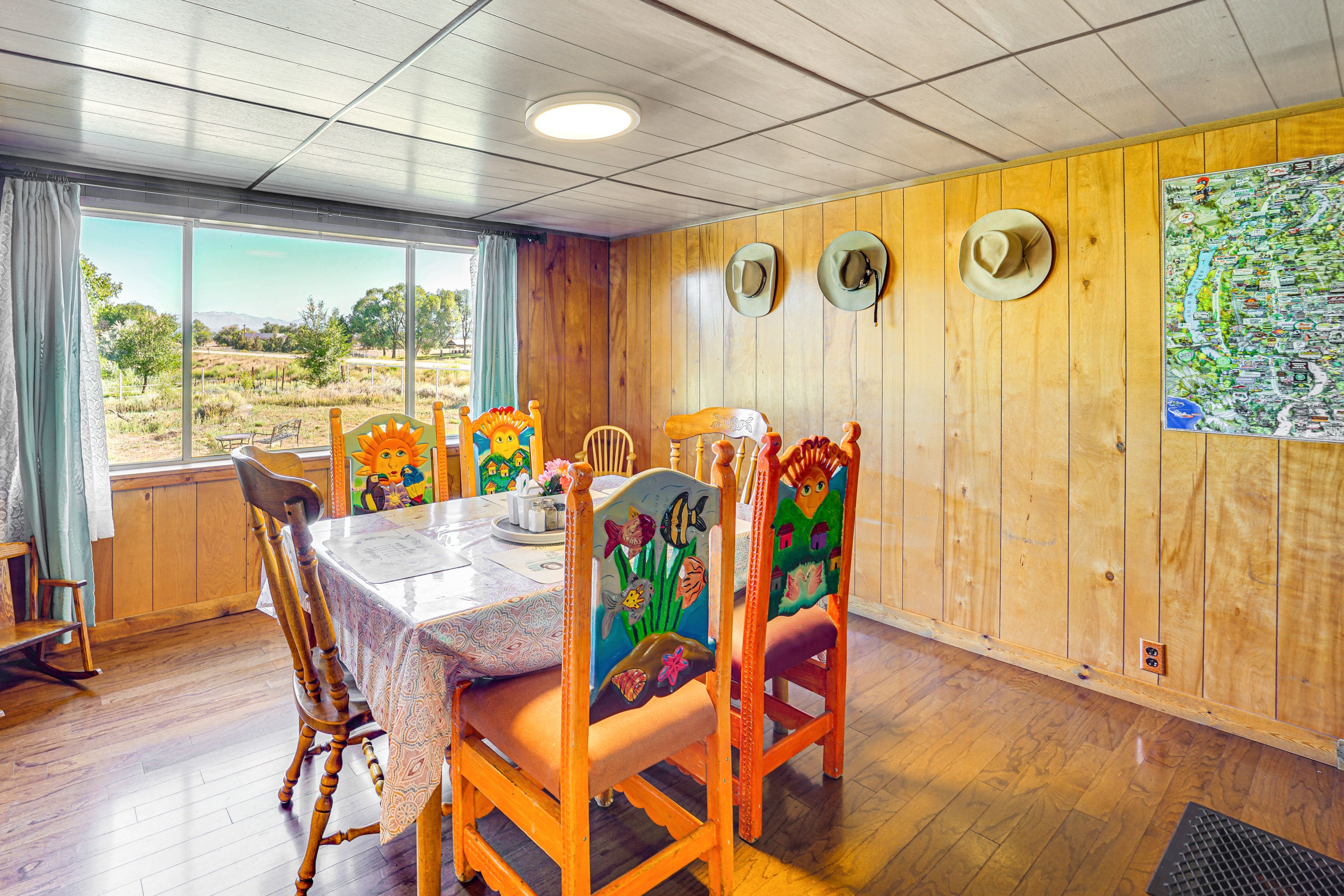 Dining Room | Wood-Burning Fireplace | Free WiFi (High Speed)