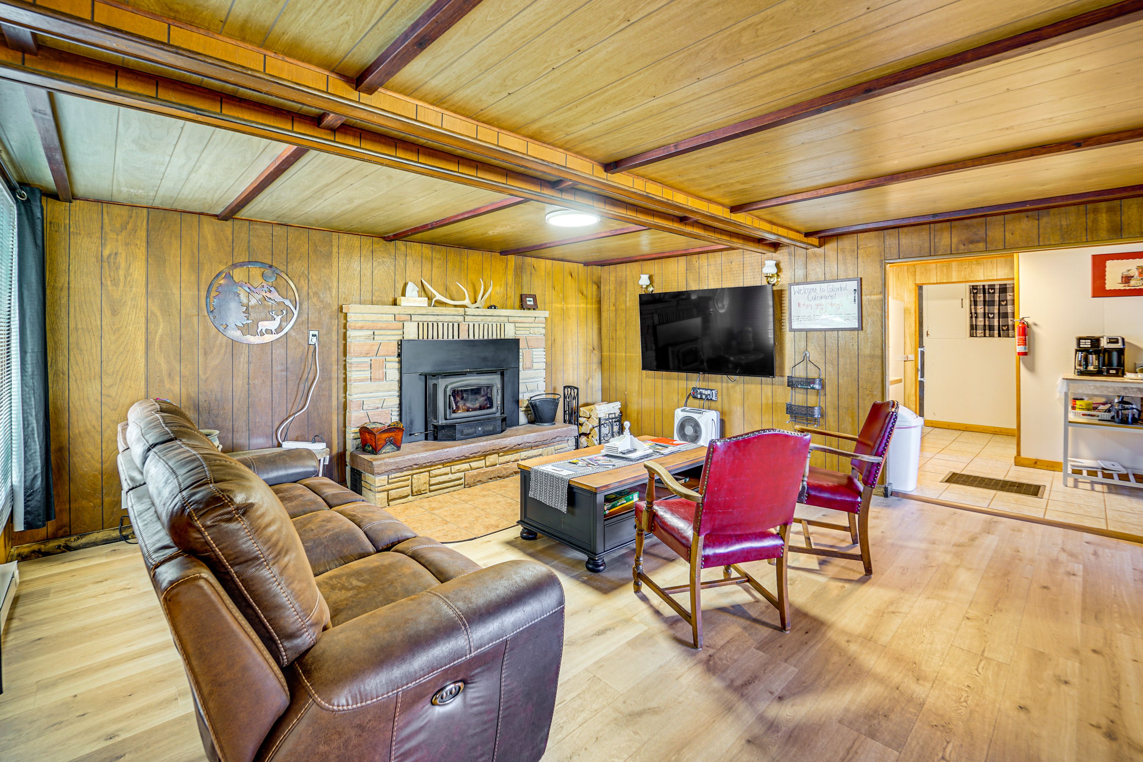 Living Room | 2-Story Home | Baseboard Heating