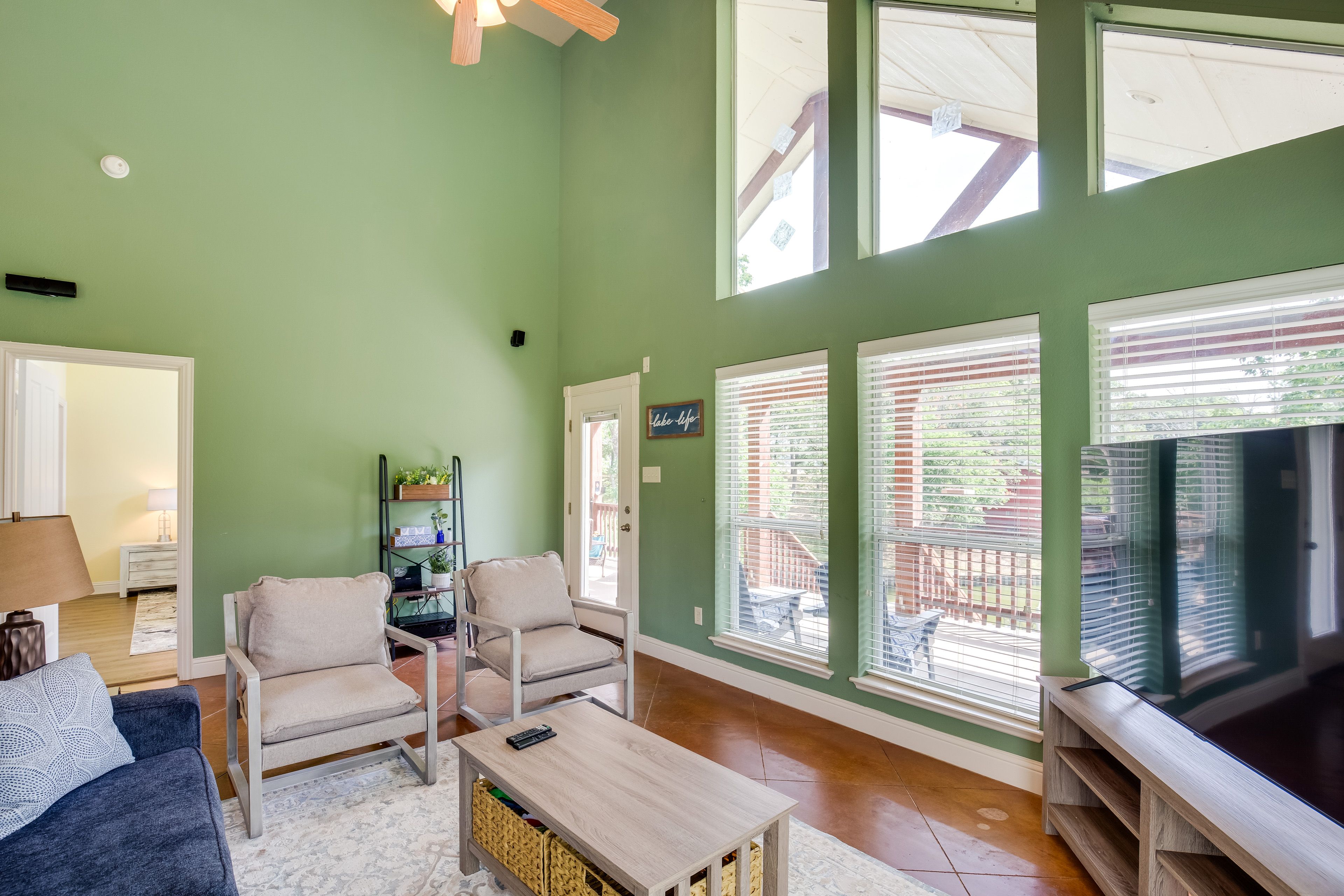 Living Room | Main Level | Smart TV | Central A/C + Heating
