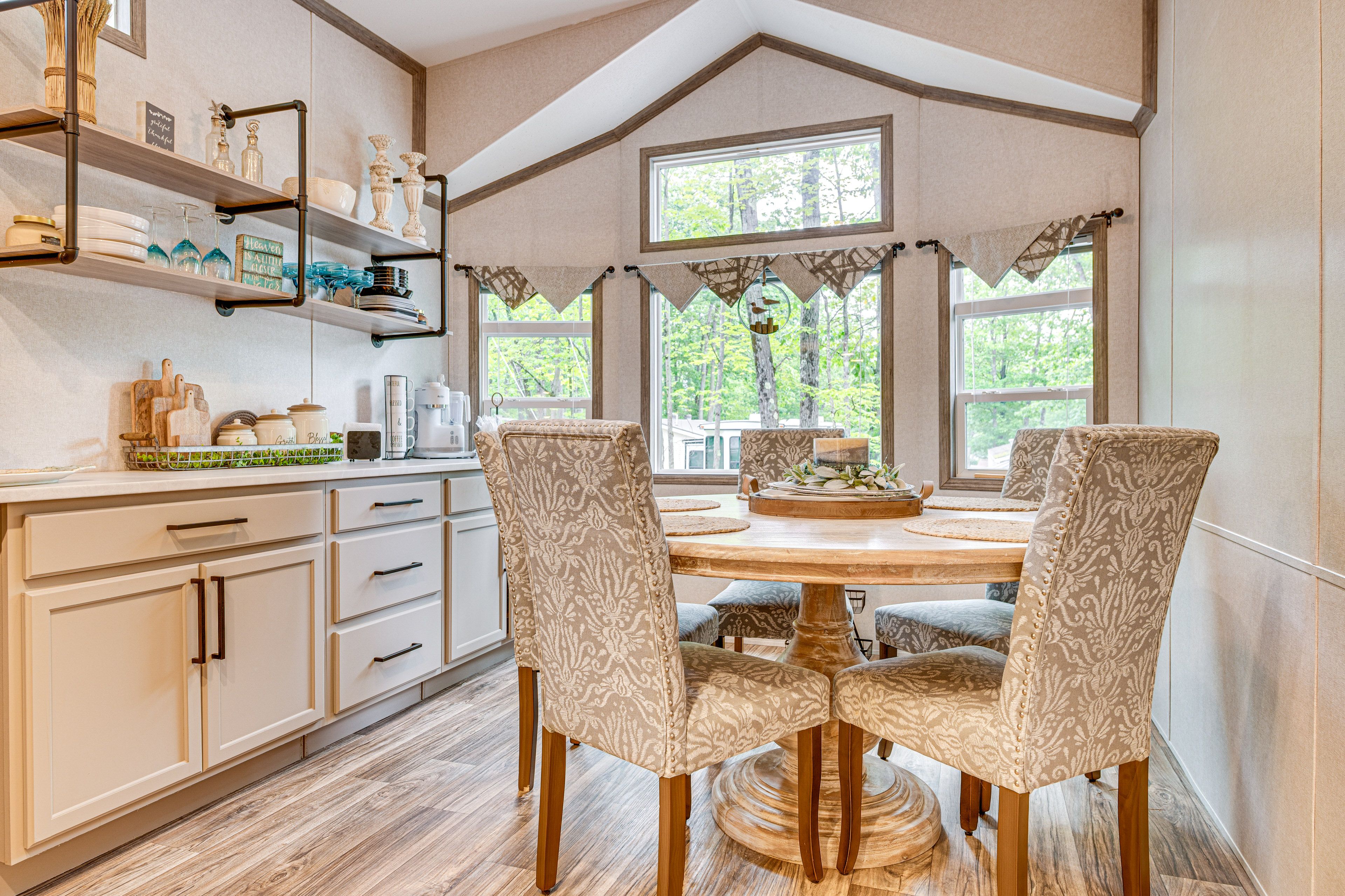 Dining Room | 1st Floor | 1 Step Up | Dishware & Flatware