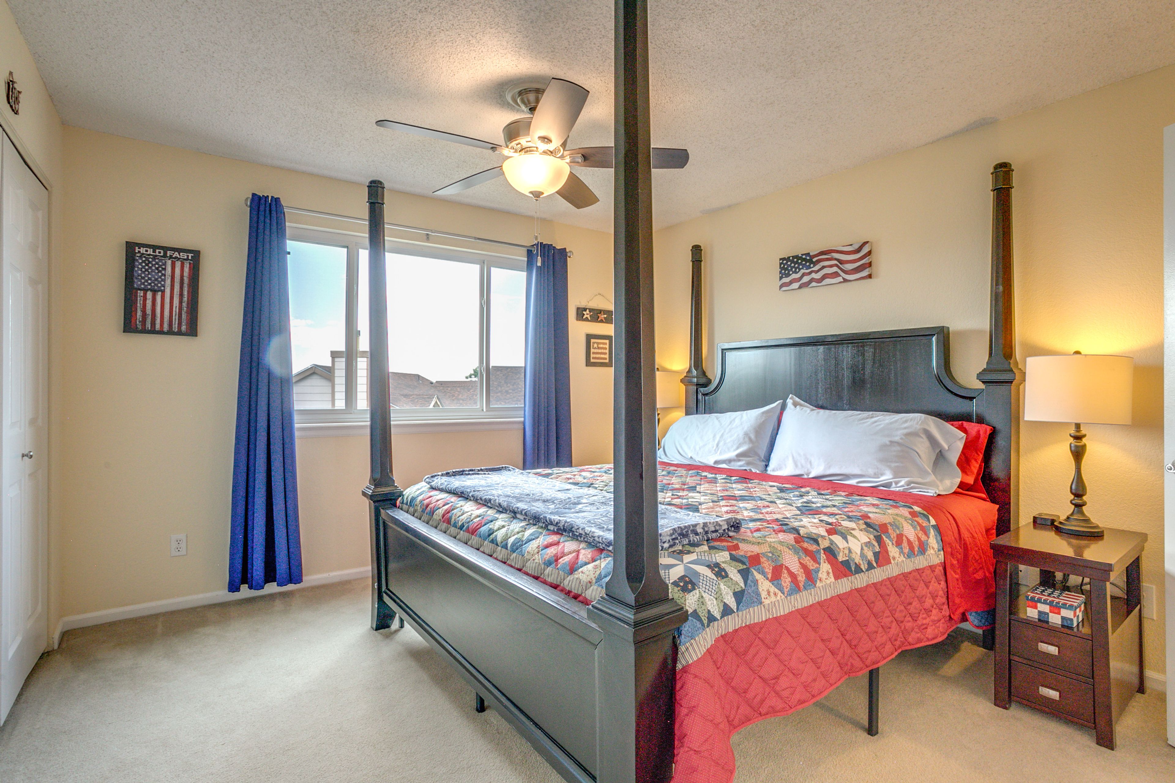 Bedroom 1 | Upper Level | King Bed | Linens Provided
