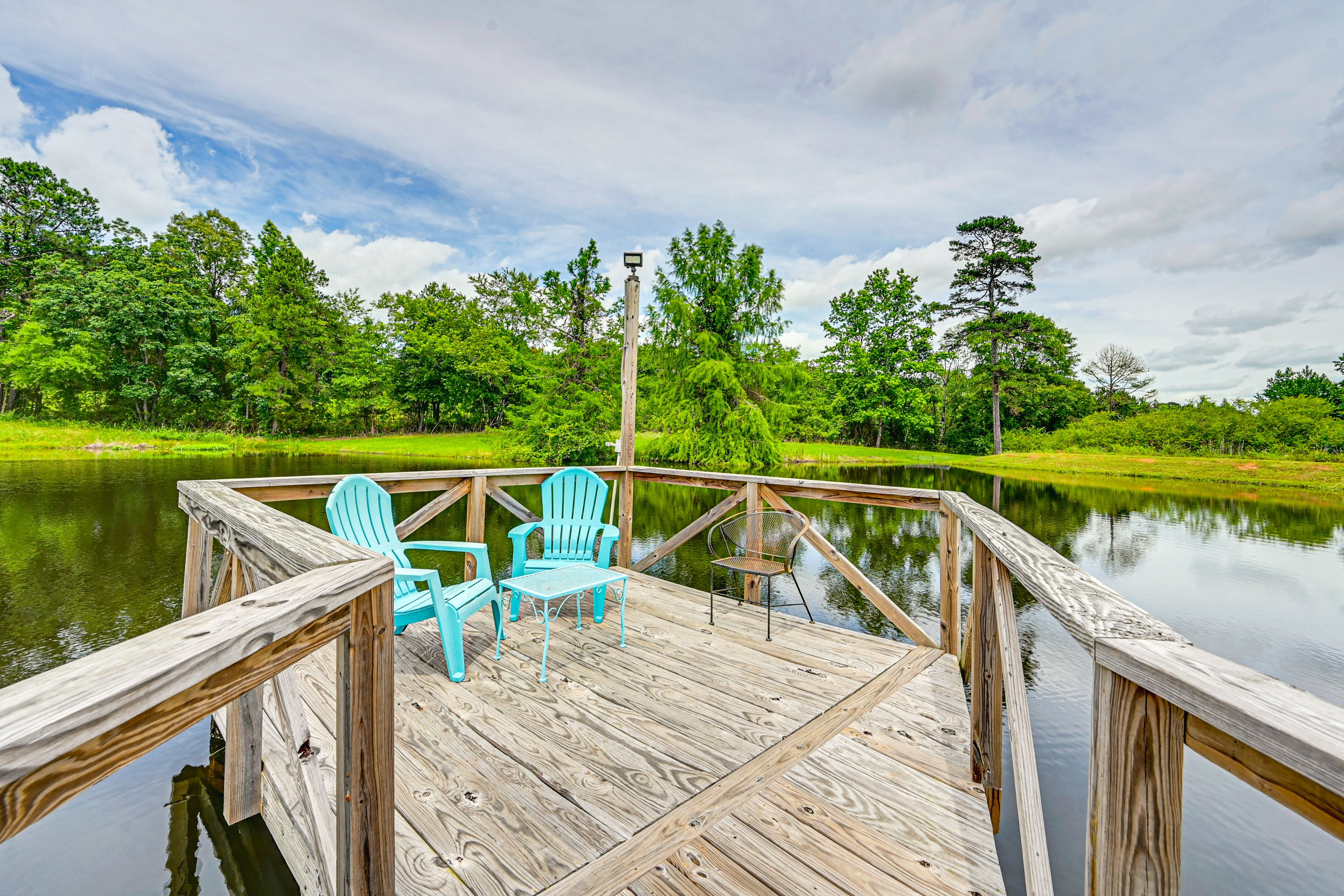 10-Acre Property | Private Pond w/ Fishing Pier | Fruit Trees
