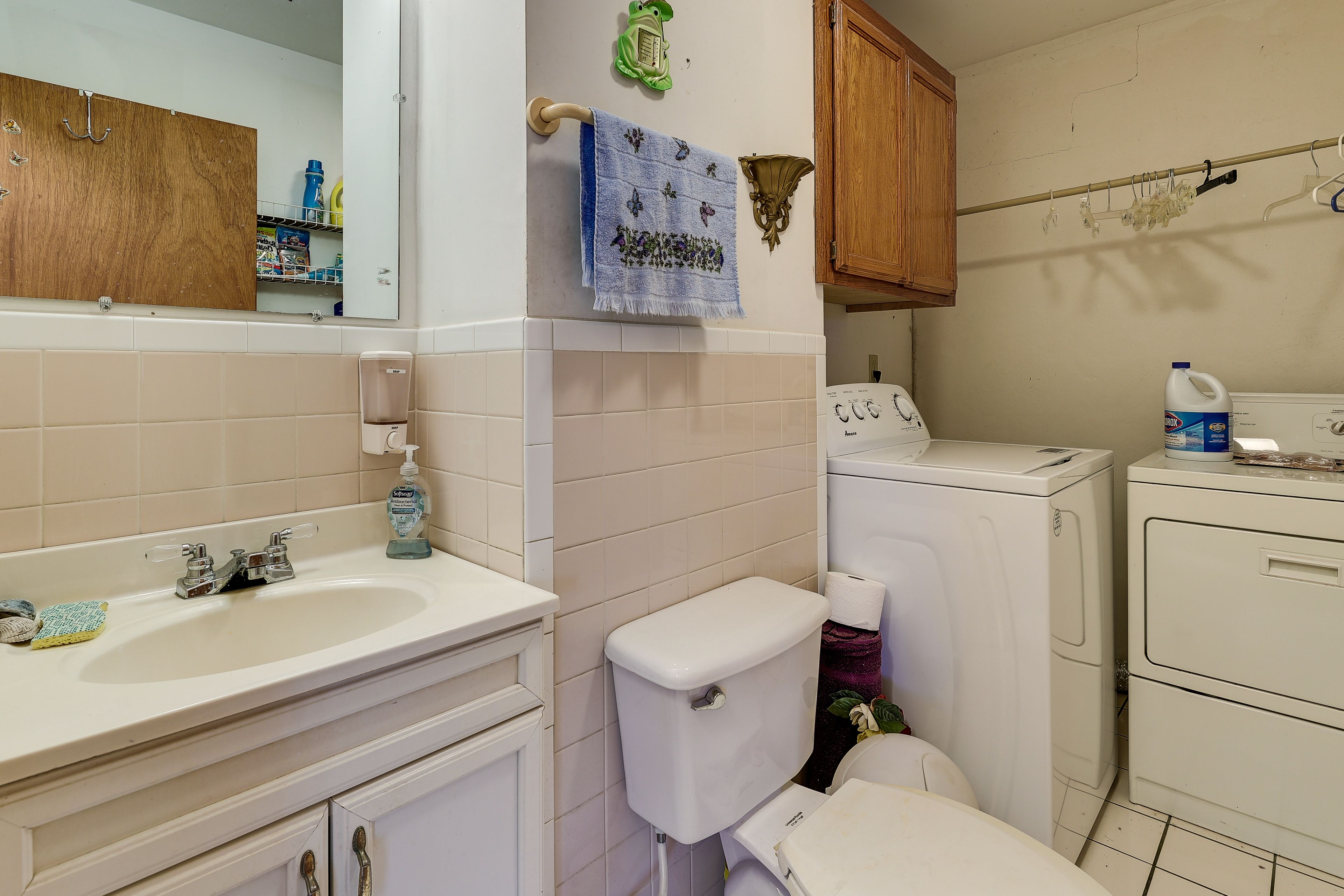 Half Bathroom | Laundry Area | Iron & Board