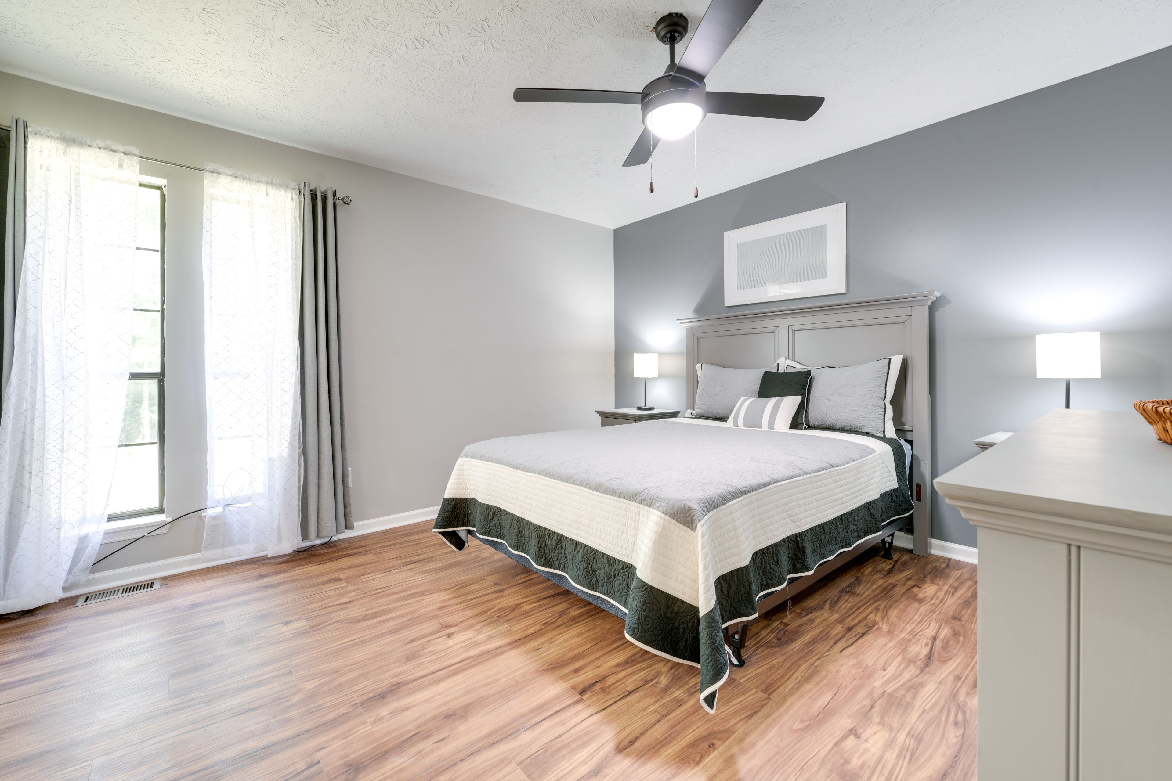 Bedroom 1 | Queen Bed | Linens Provided | Smart TV