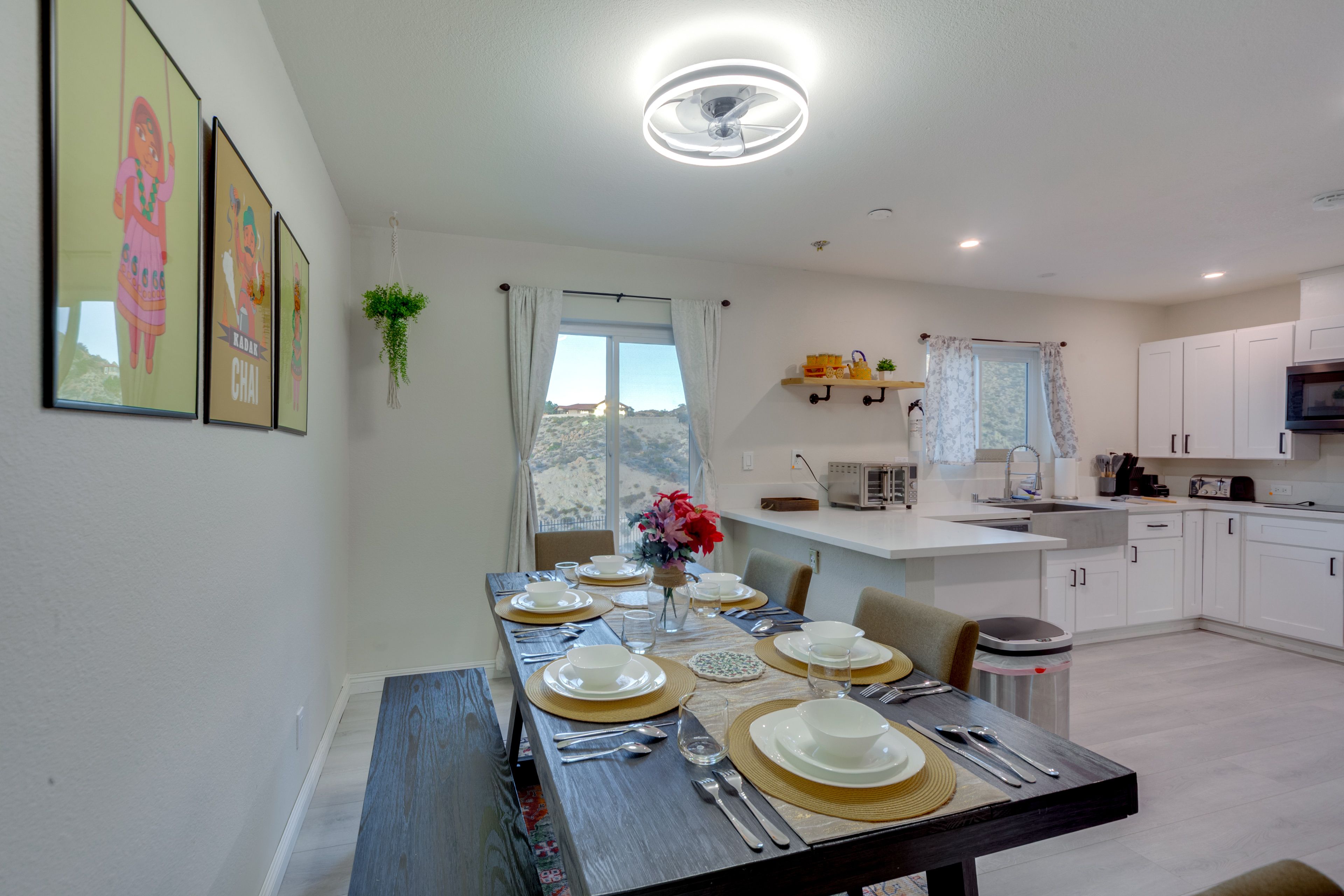 Dining Area | Full Kitchen | Top Floor