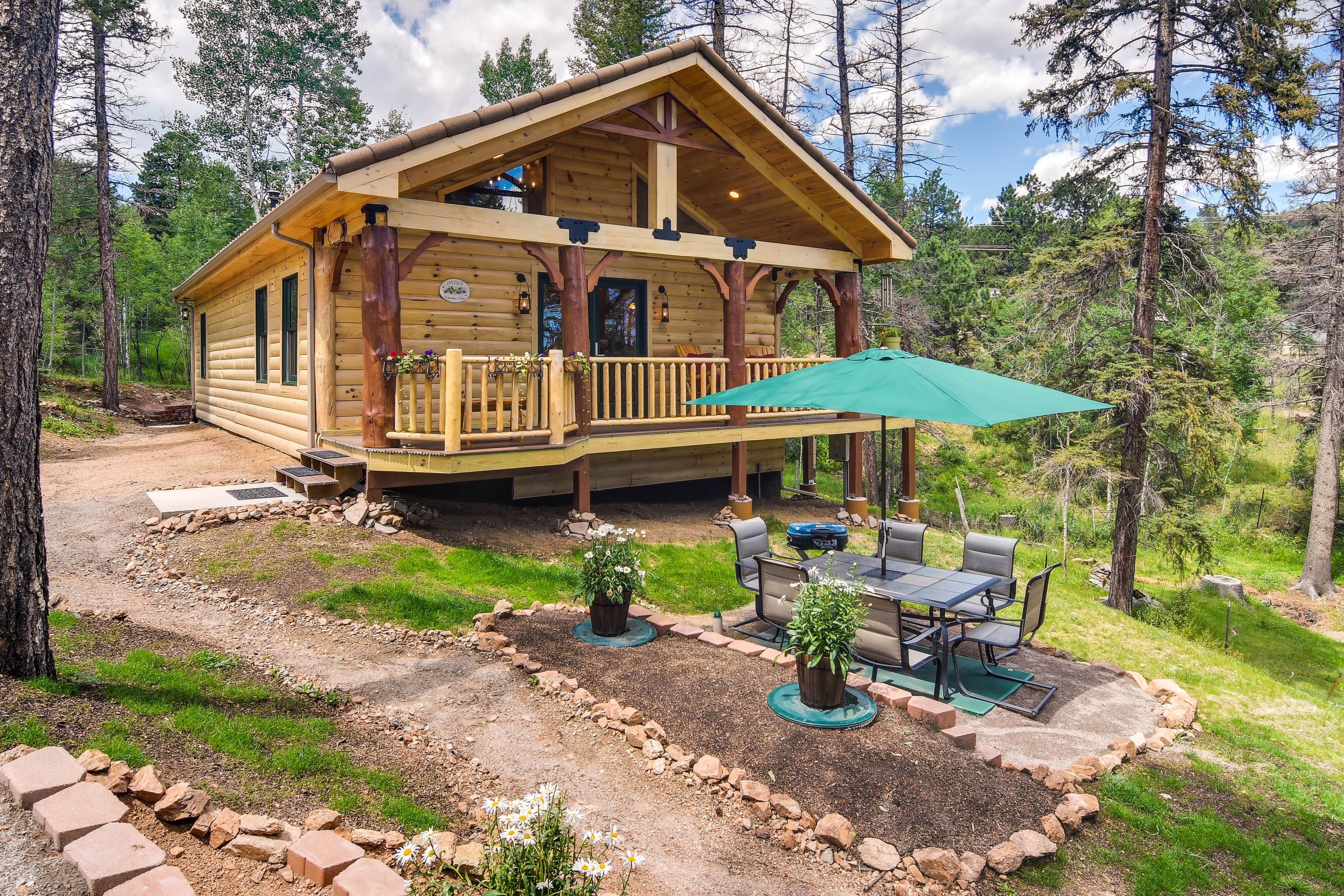 Conifer Vacation Rental | 3BR | 2BA | Stairs Required | 1,000 Sq Ft