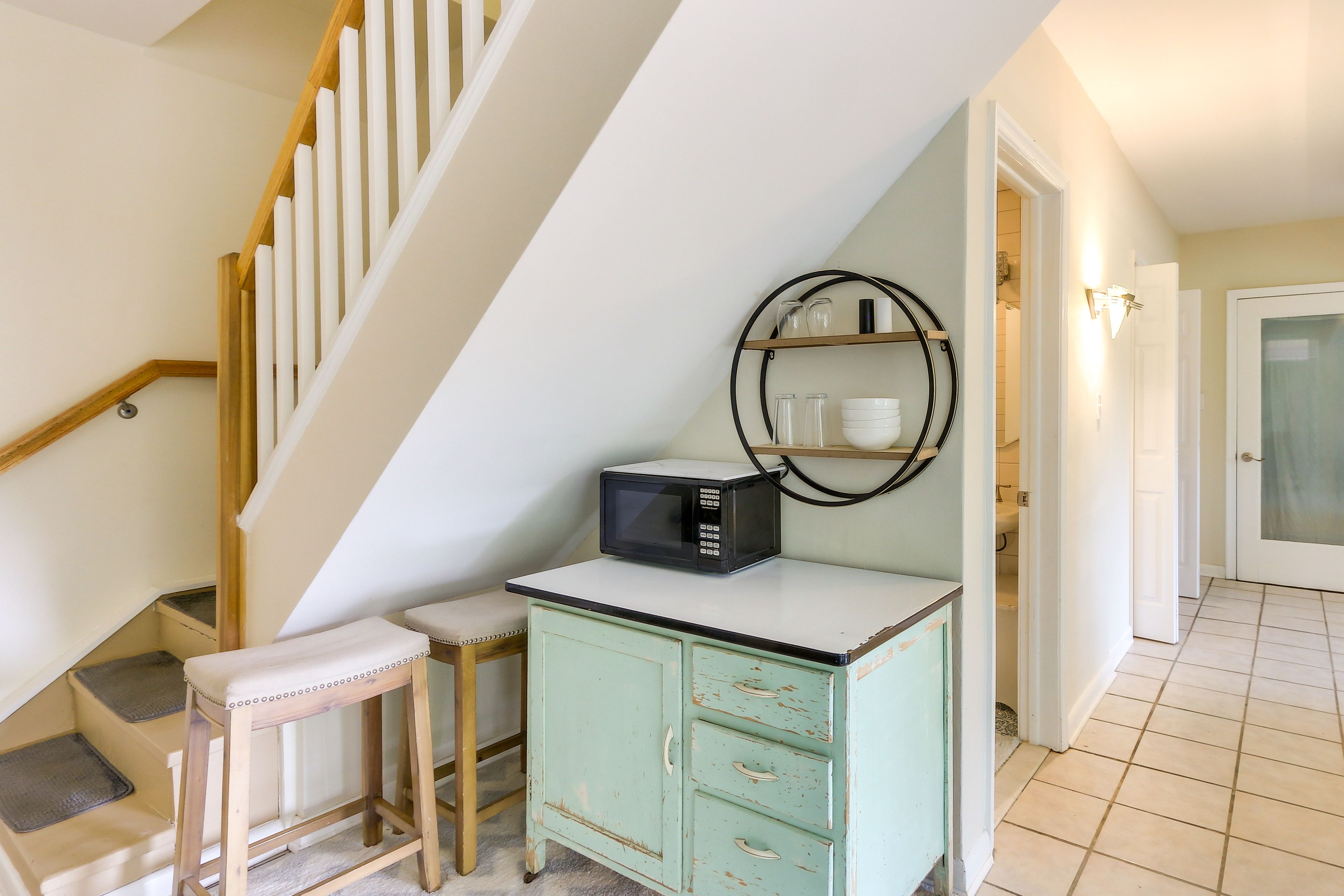 Kitchenette | Drip Coffee Maker | Microwave | Toaster