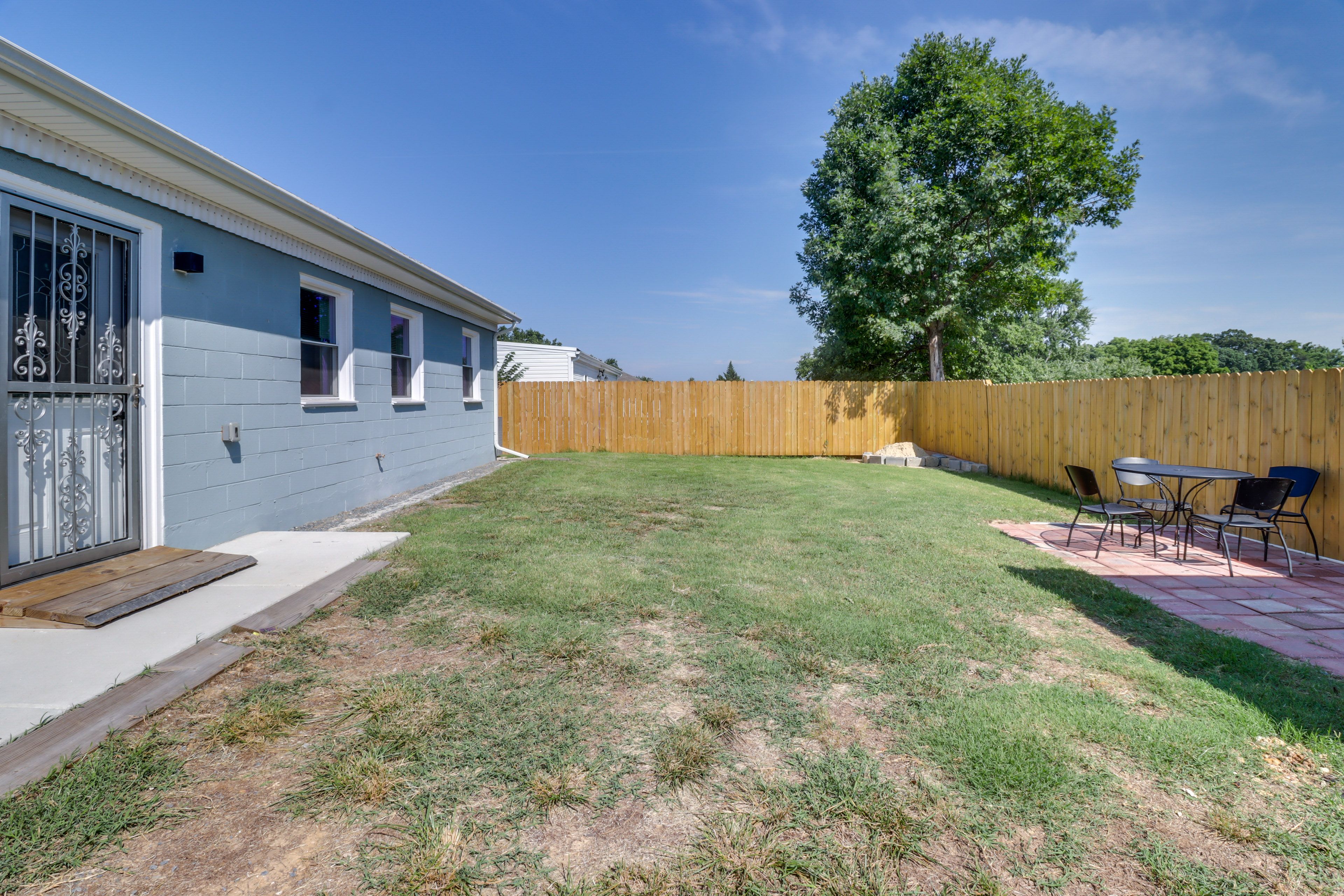 Fenced Yard | Patio | Outdoor Dining Area