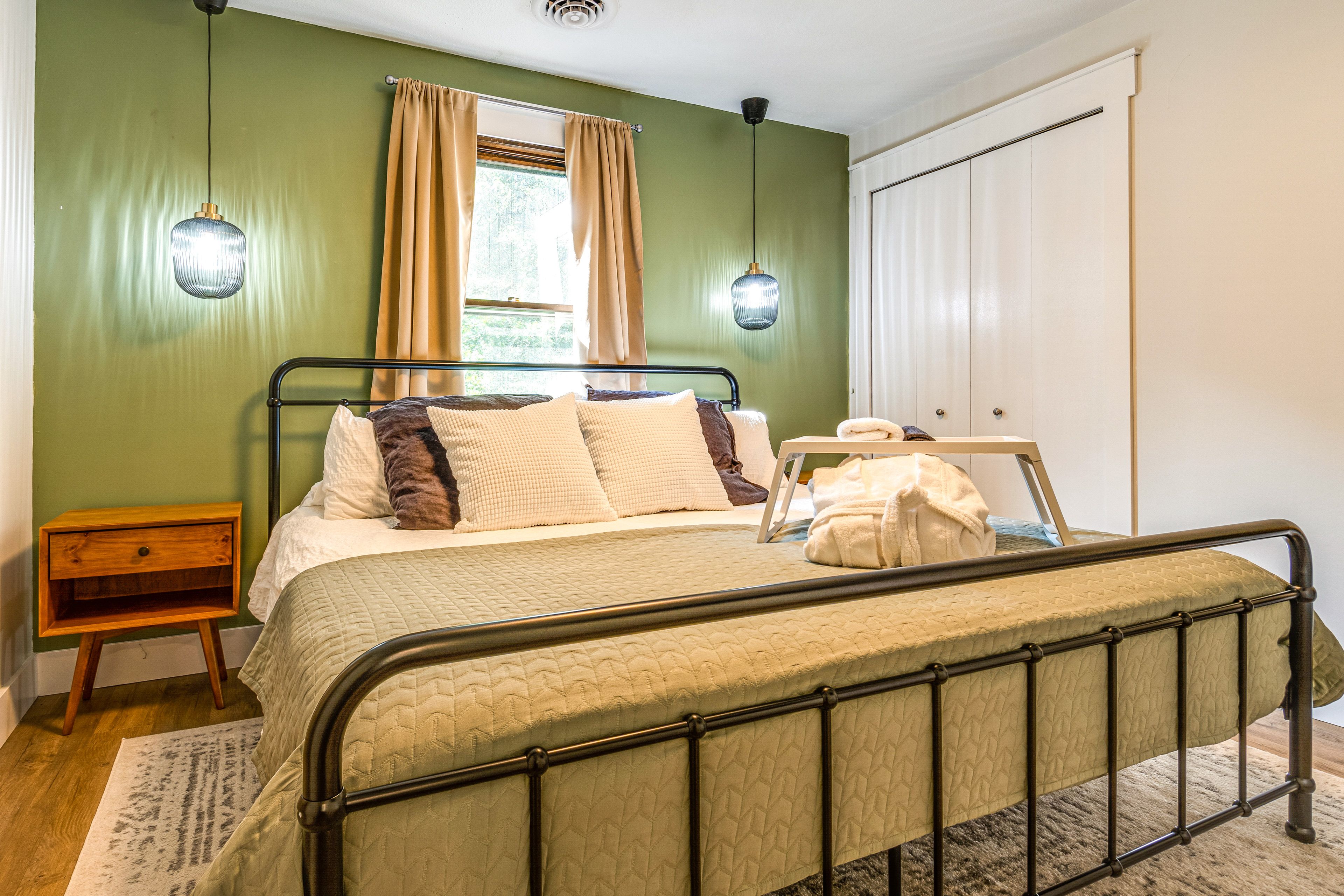 Bedroom 1 | King Bed | Linens Provided | Smart TV