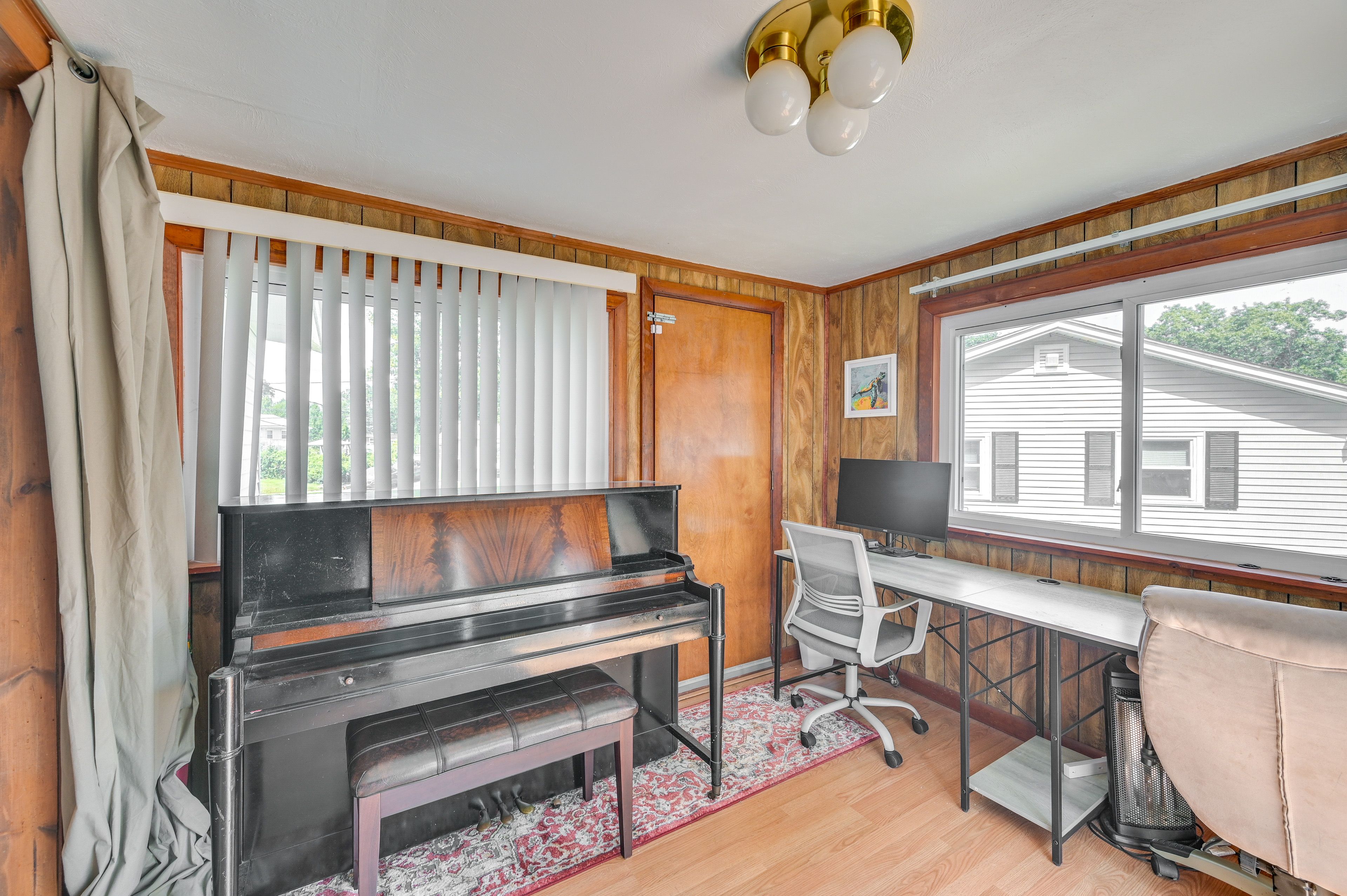 Laptop Workspace | Free WiFi | Piano