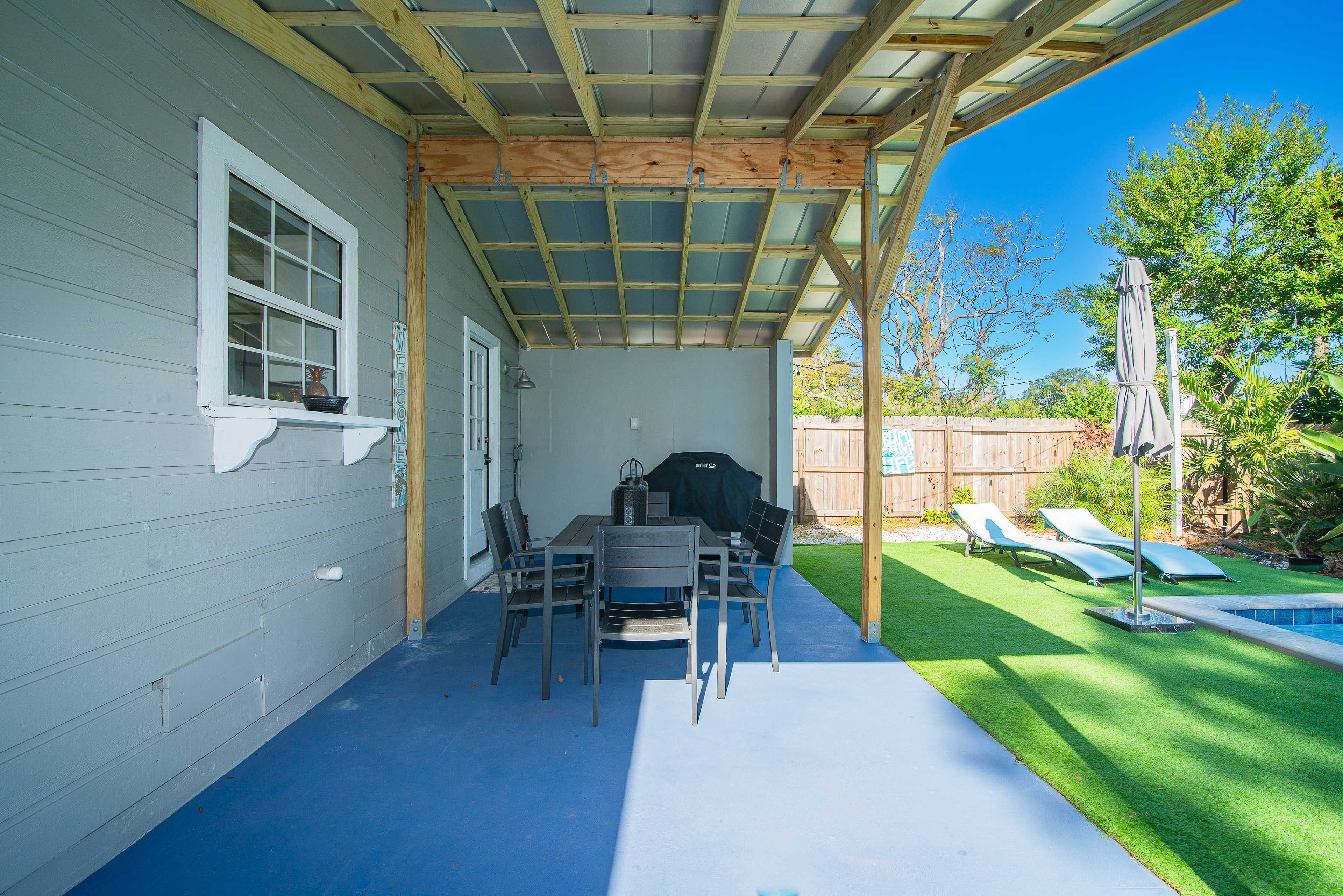 Patio | Dining Area | Gas Grill