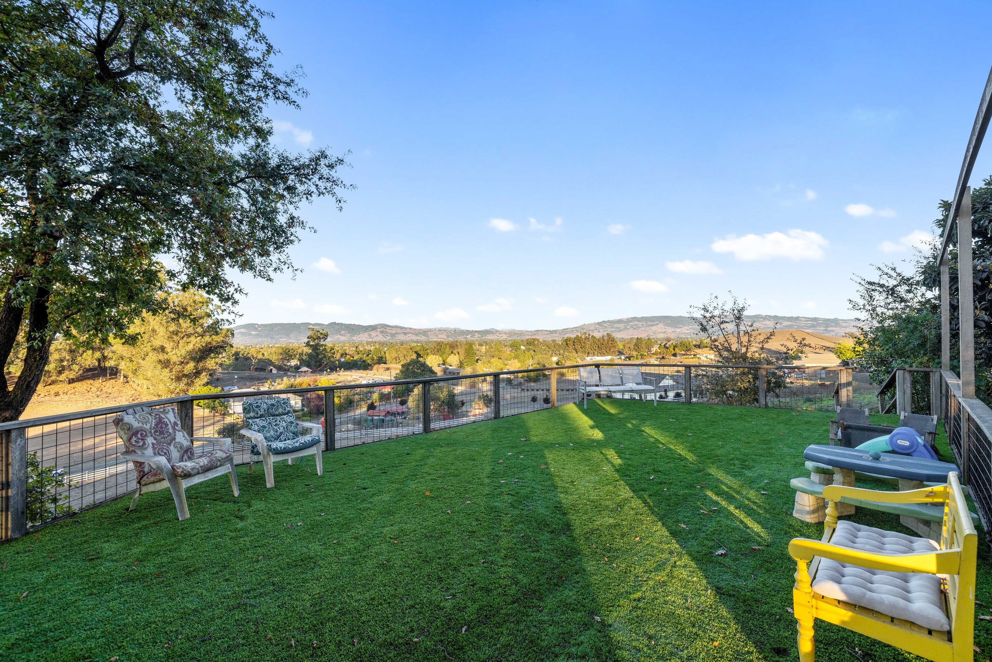 Turf Area | Seating | Mountain Views