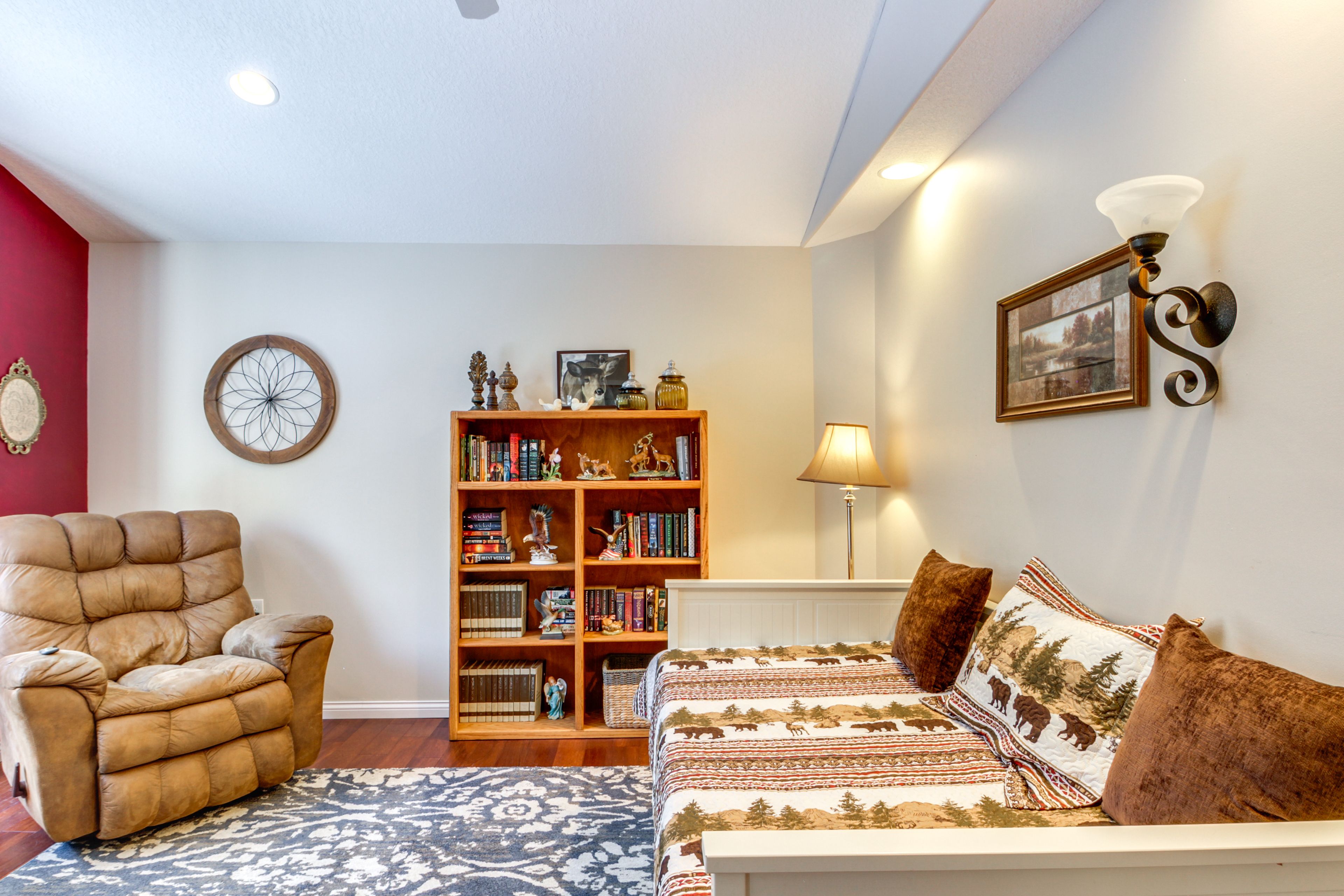 Den | 1st Floor | Books | Twin Daybed w/ Twin Trundle