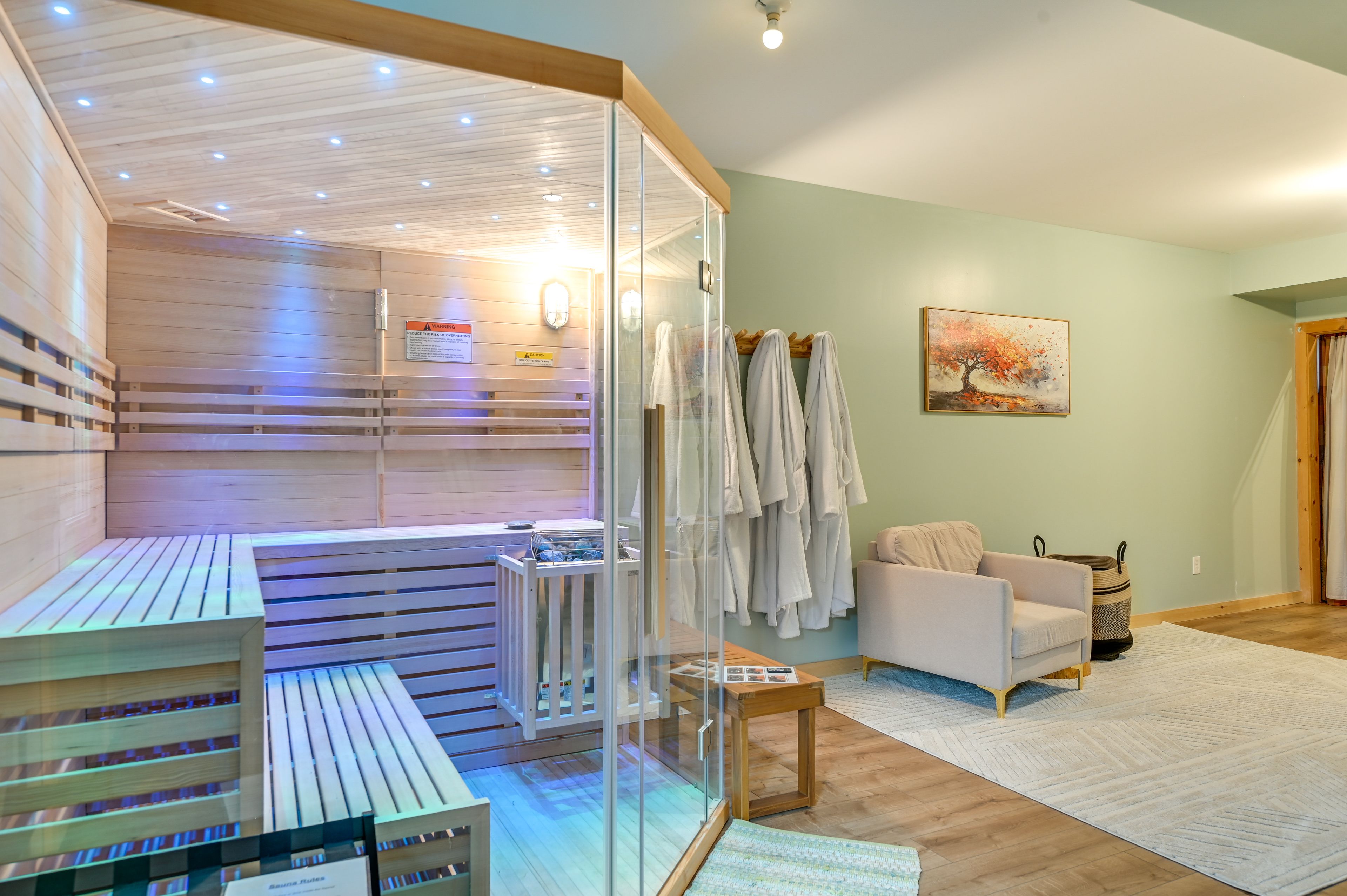 Spa Room | 6-Person Sauna