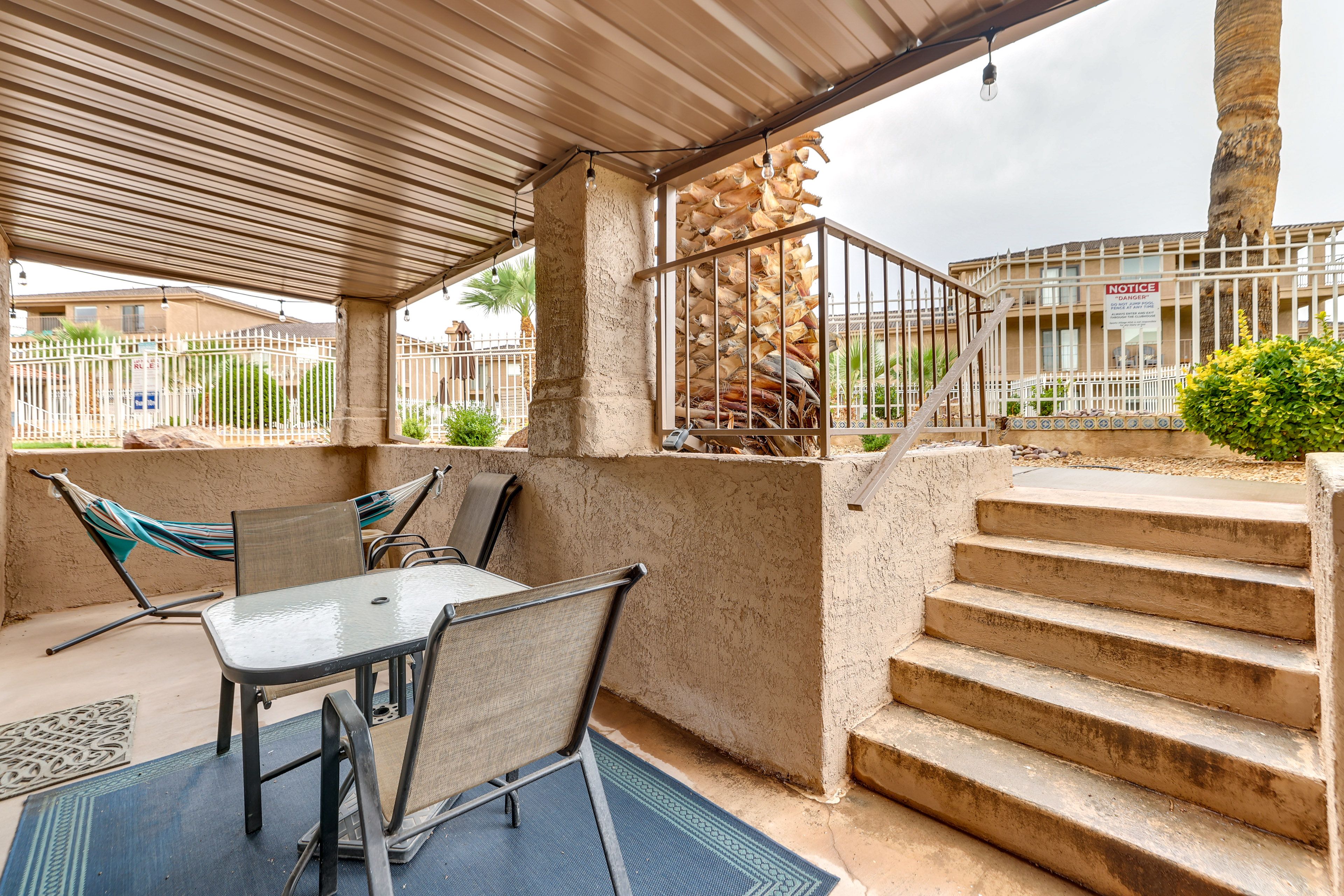 Patio | Outdoor Dining | Hammock