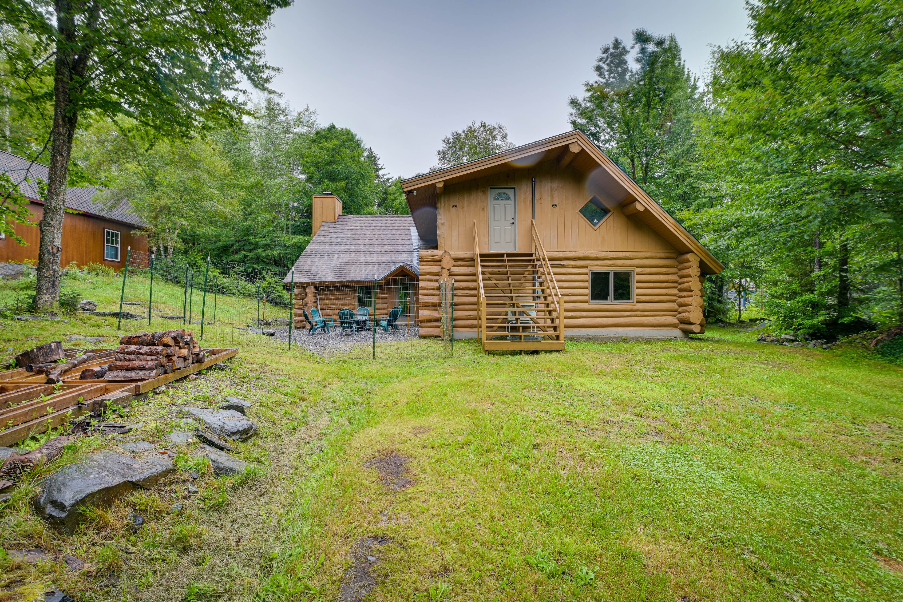 Backyard Area | Firewood Provided