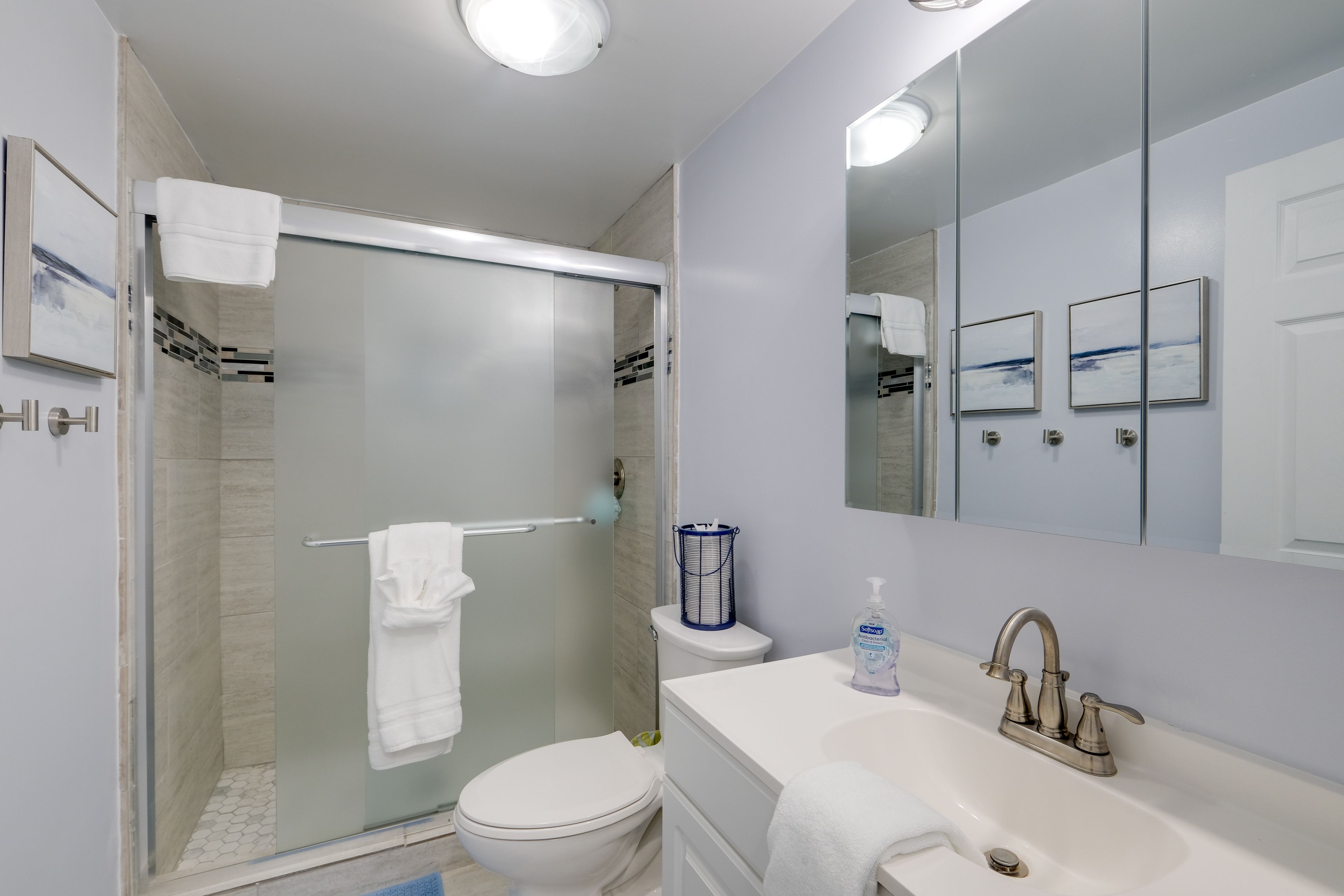 Bathroom | Main Level | Complimentary Toiletries | Towels Provided