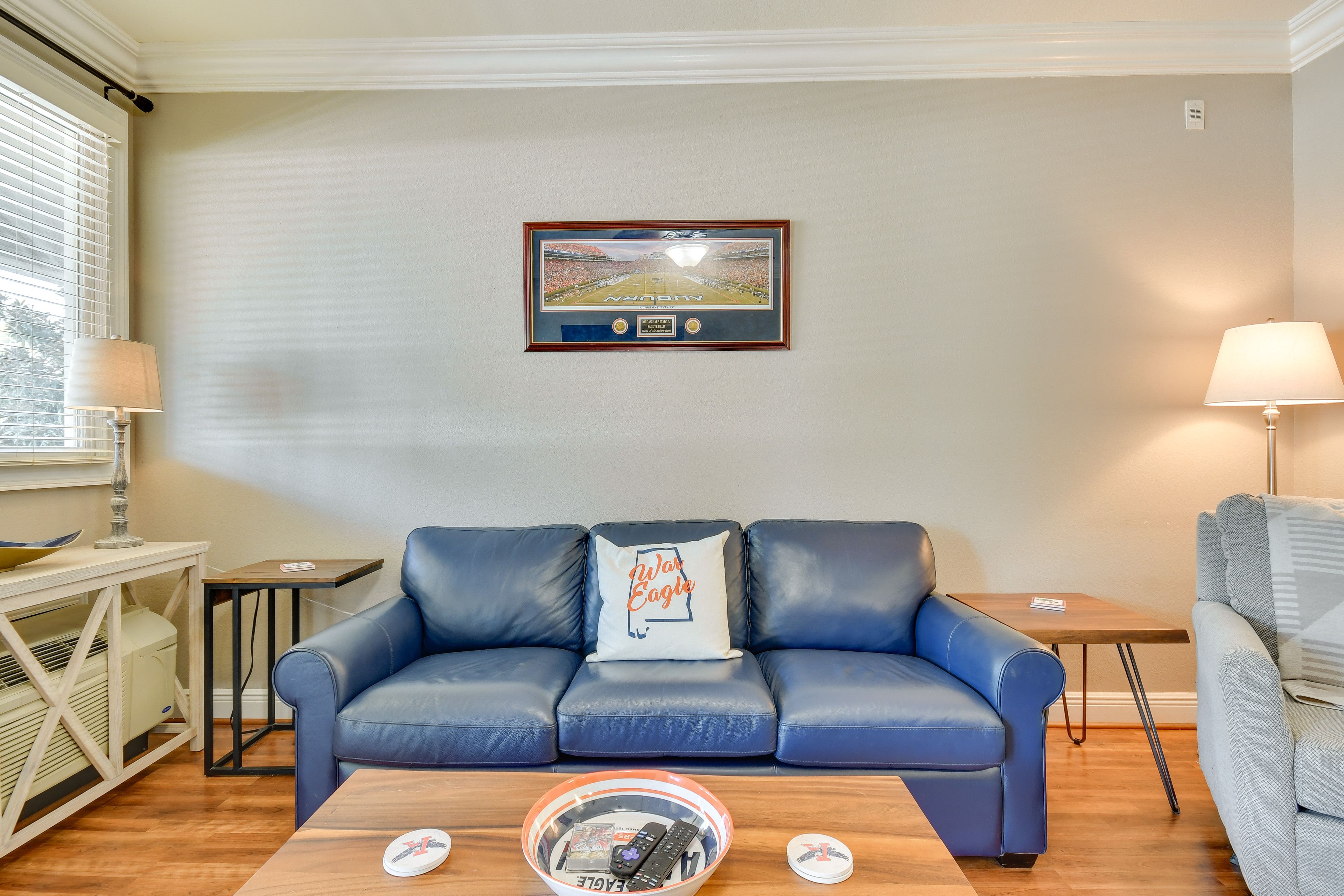 Living Room | Smart TV | Full Sleeper Sofa | Window A/C Units