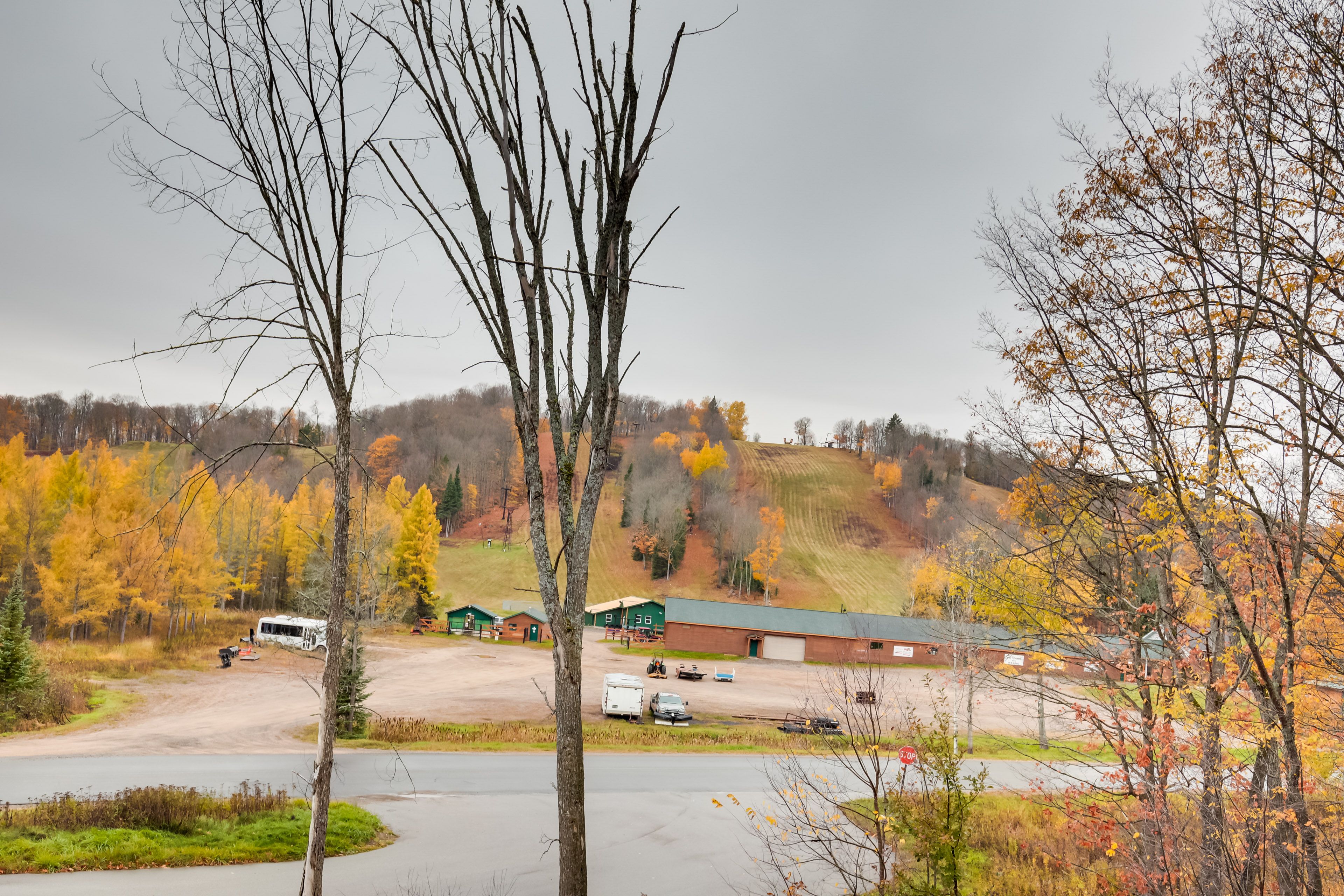 Ski Slope Views | Shared Deck | Walk to Ski Brule