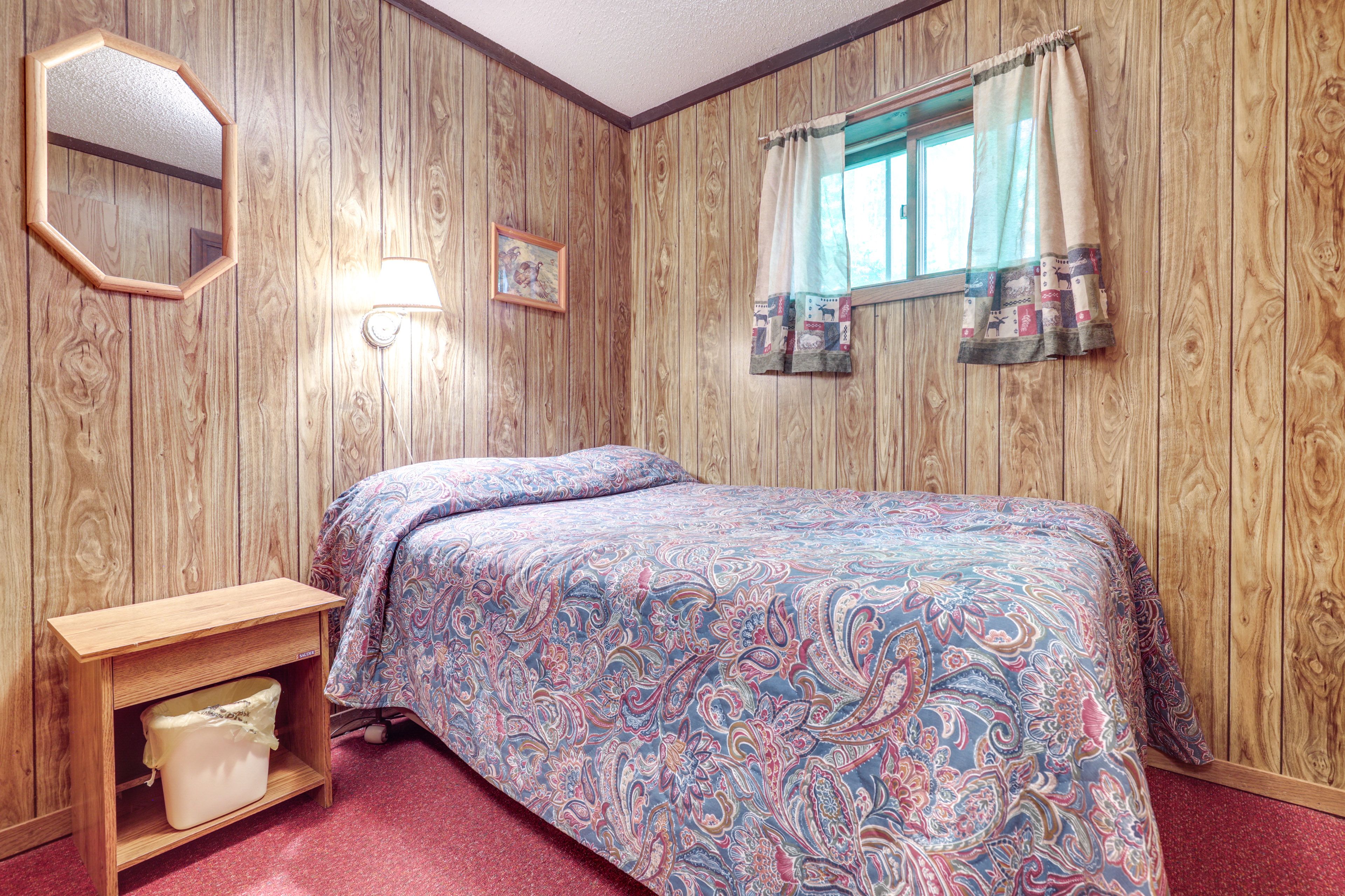 Bedroom 1 | Full Bed | Linens Provided | Iron & Board