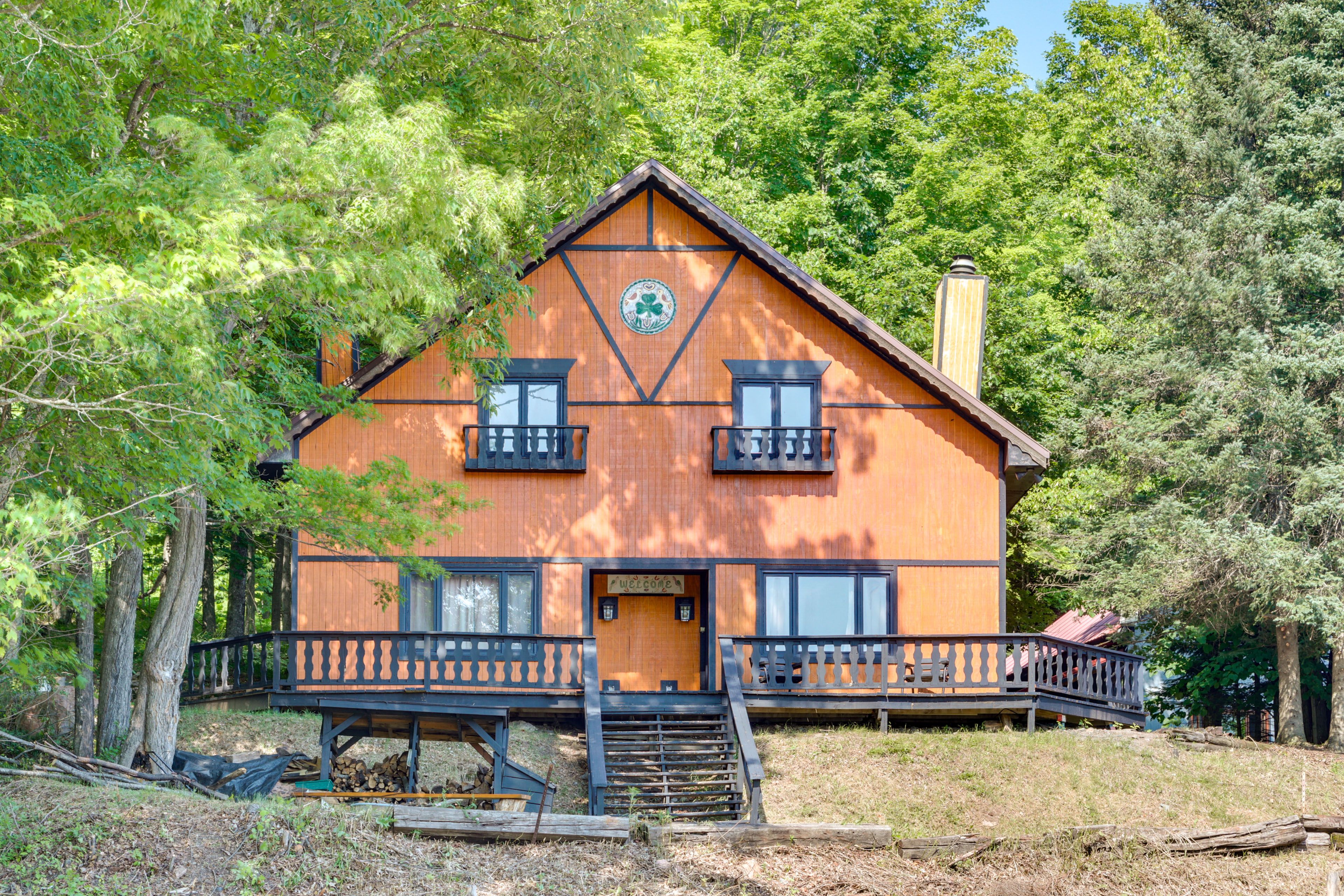 Iron River Vacation Rental | 3BR | 1.5BA | 2,000 Sq Ft | Stairs Required