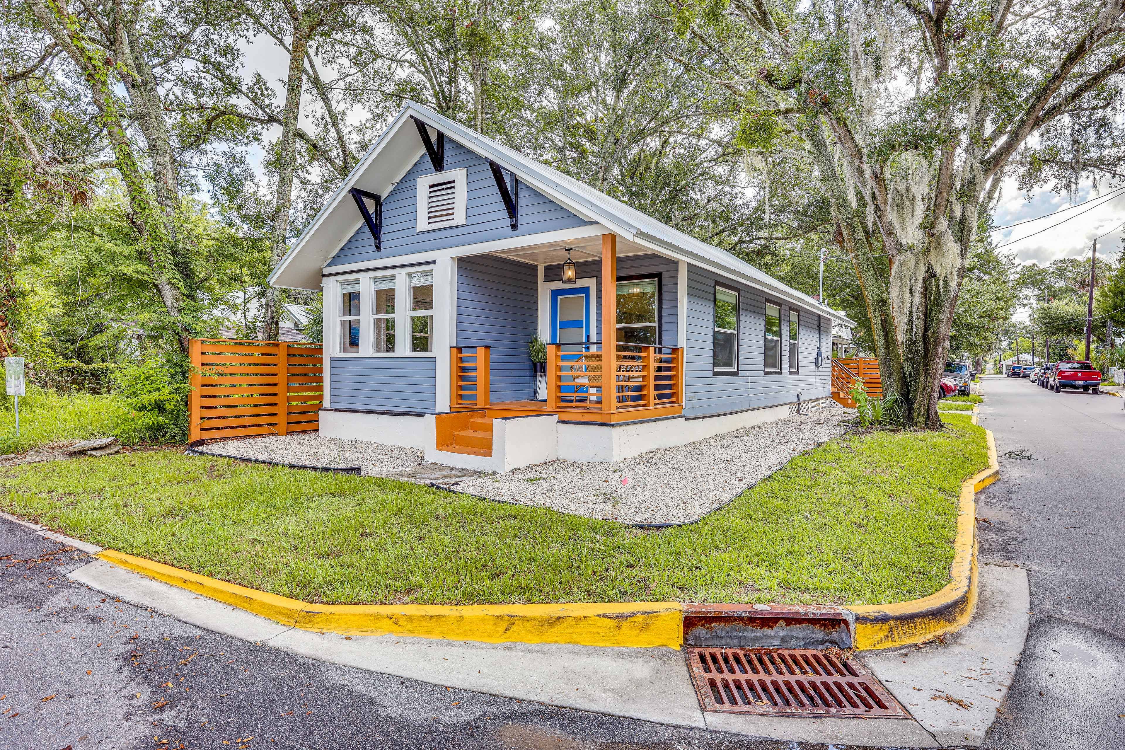 St. Augustine Vacation Rental | 2BR | 2BA | Stairs Required to Enter | 788 Sq Ft