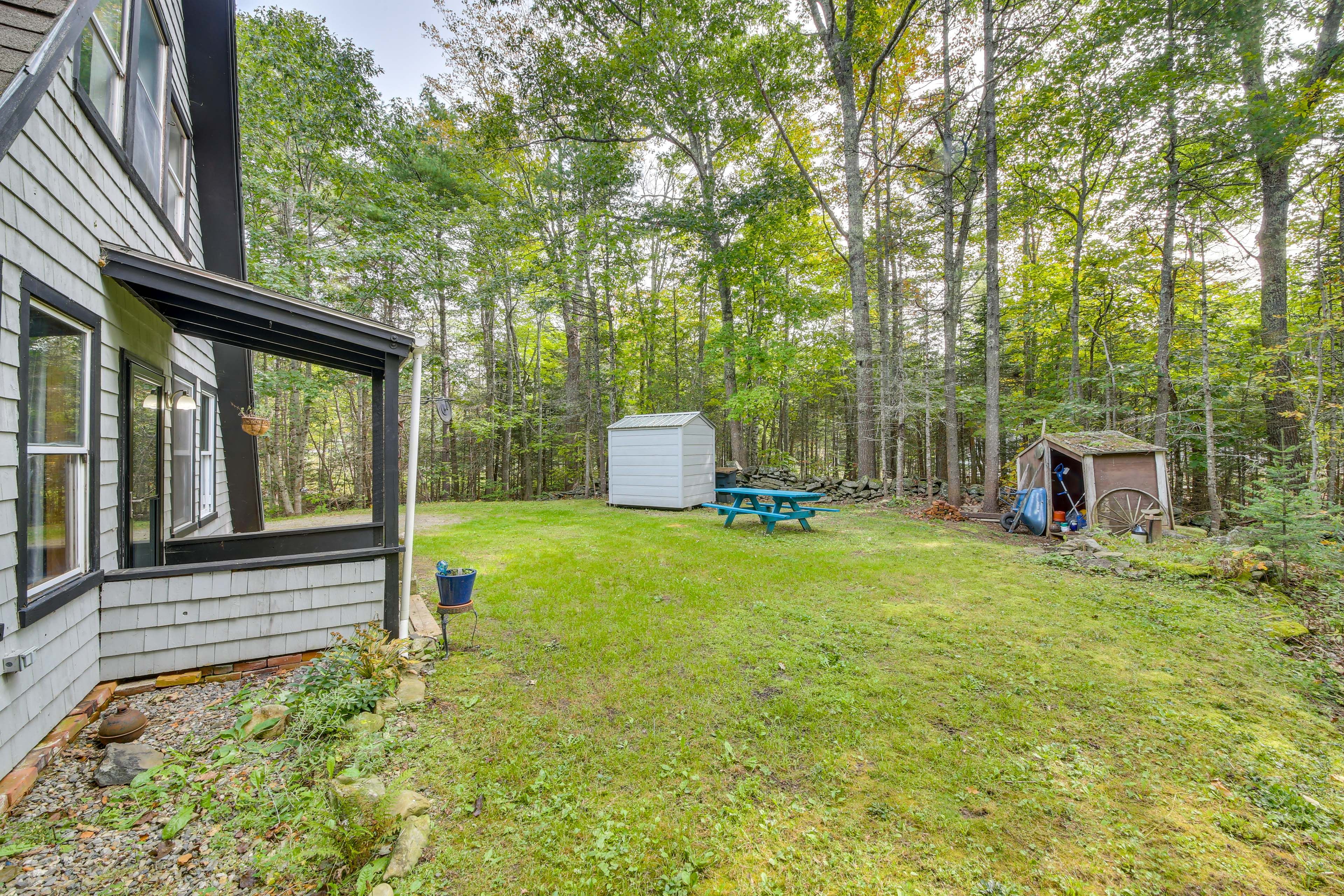 House Exterior | Picnic Table | Private Yard | Pet Friendly w/ Fee