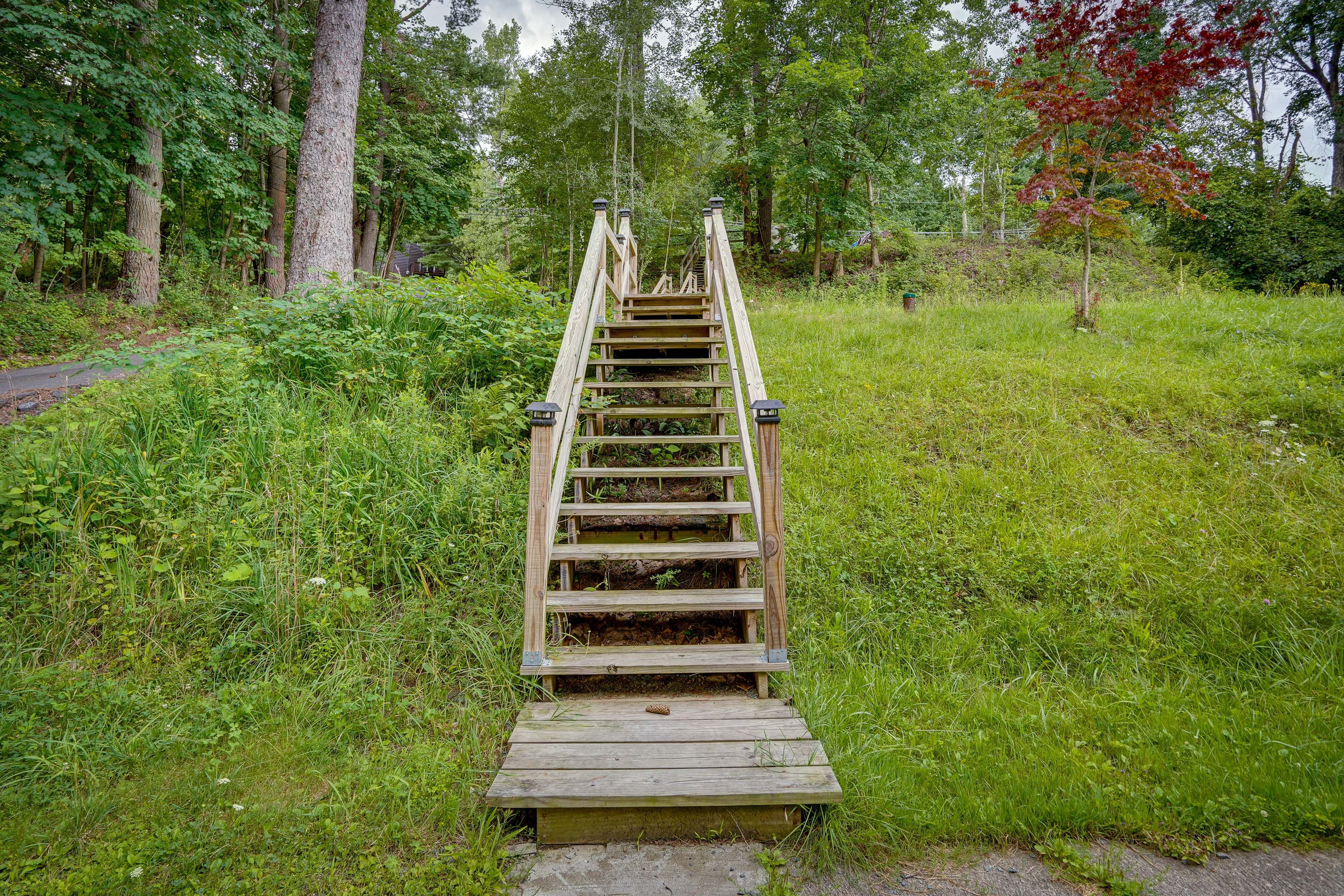 Stairs to Lake Access