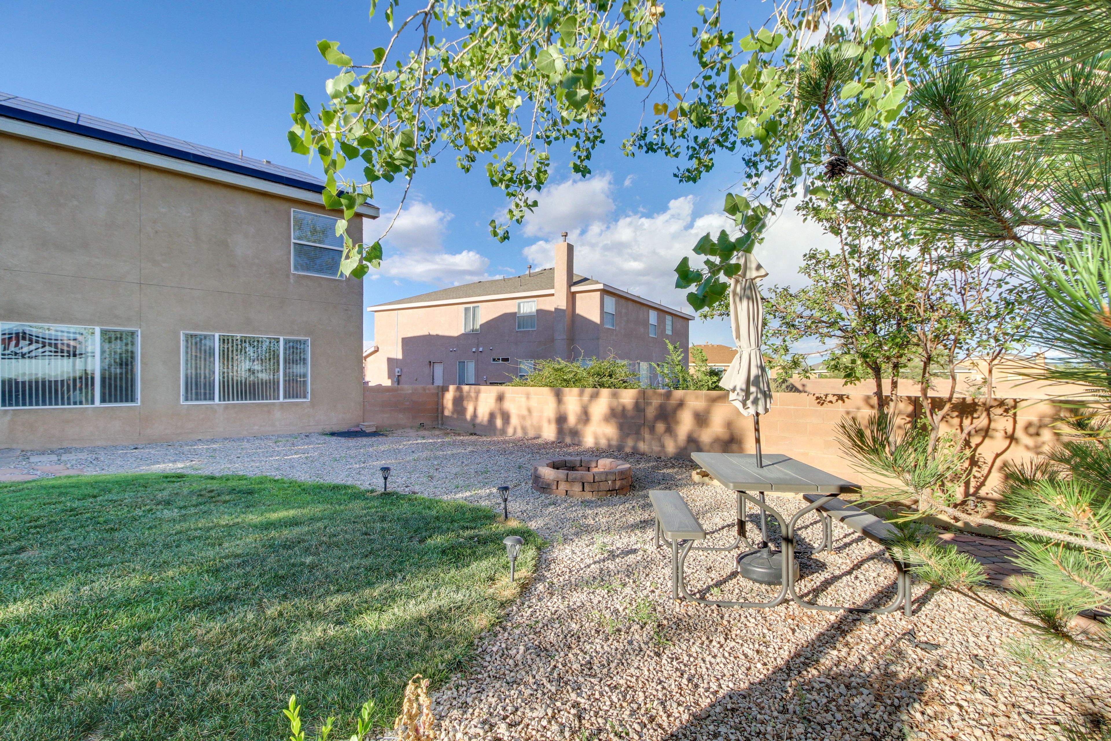 Fire Pit Area | Picnic Table | Fenced-In Yard