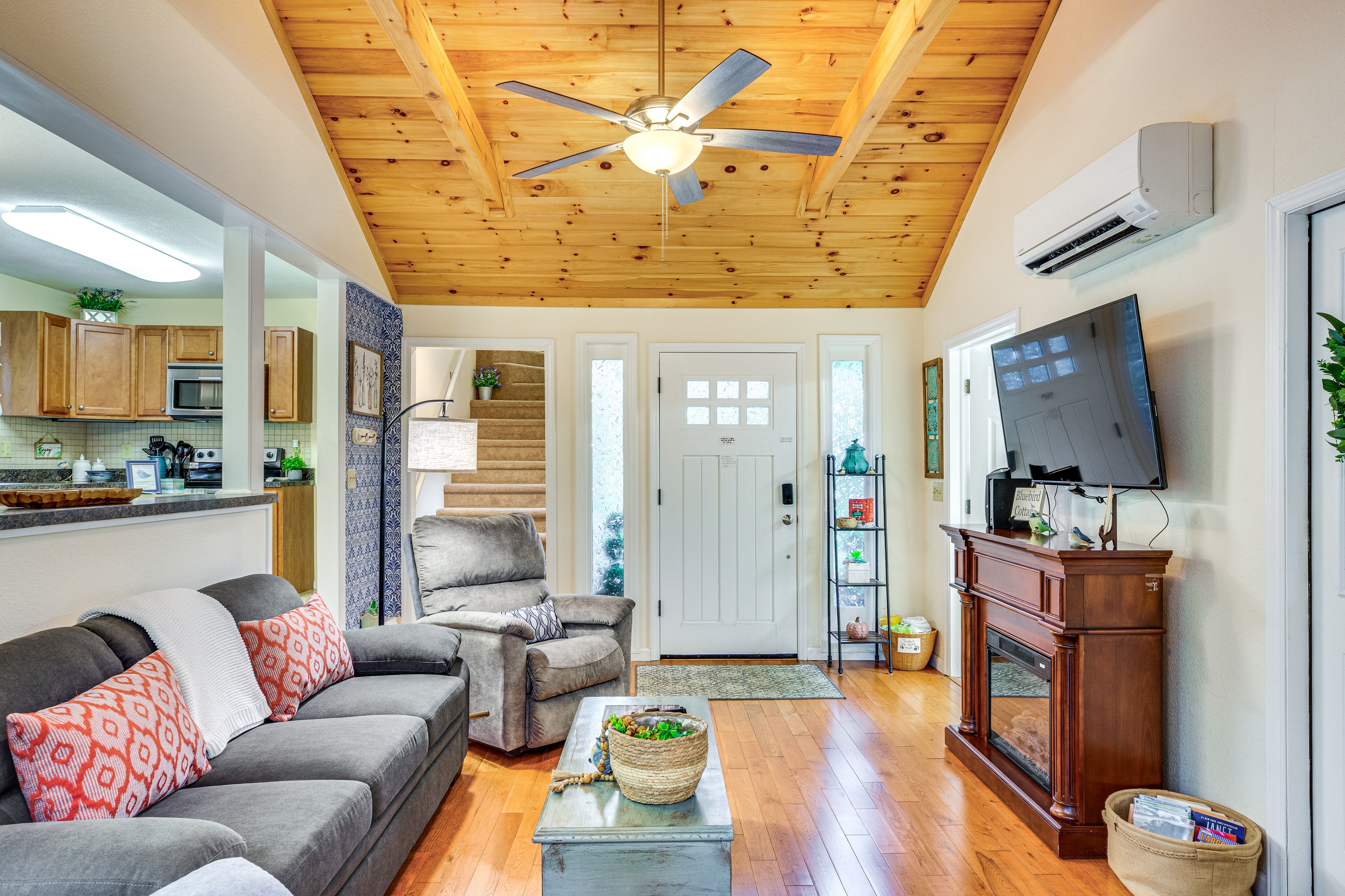 Living Room | Smart TV | Electric Fireplace