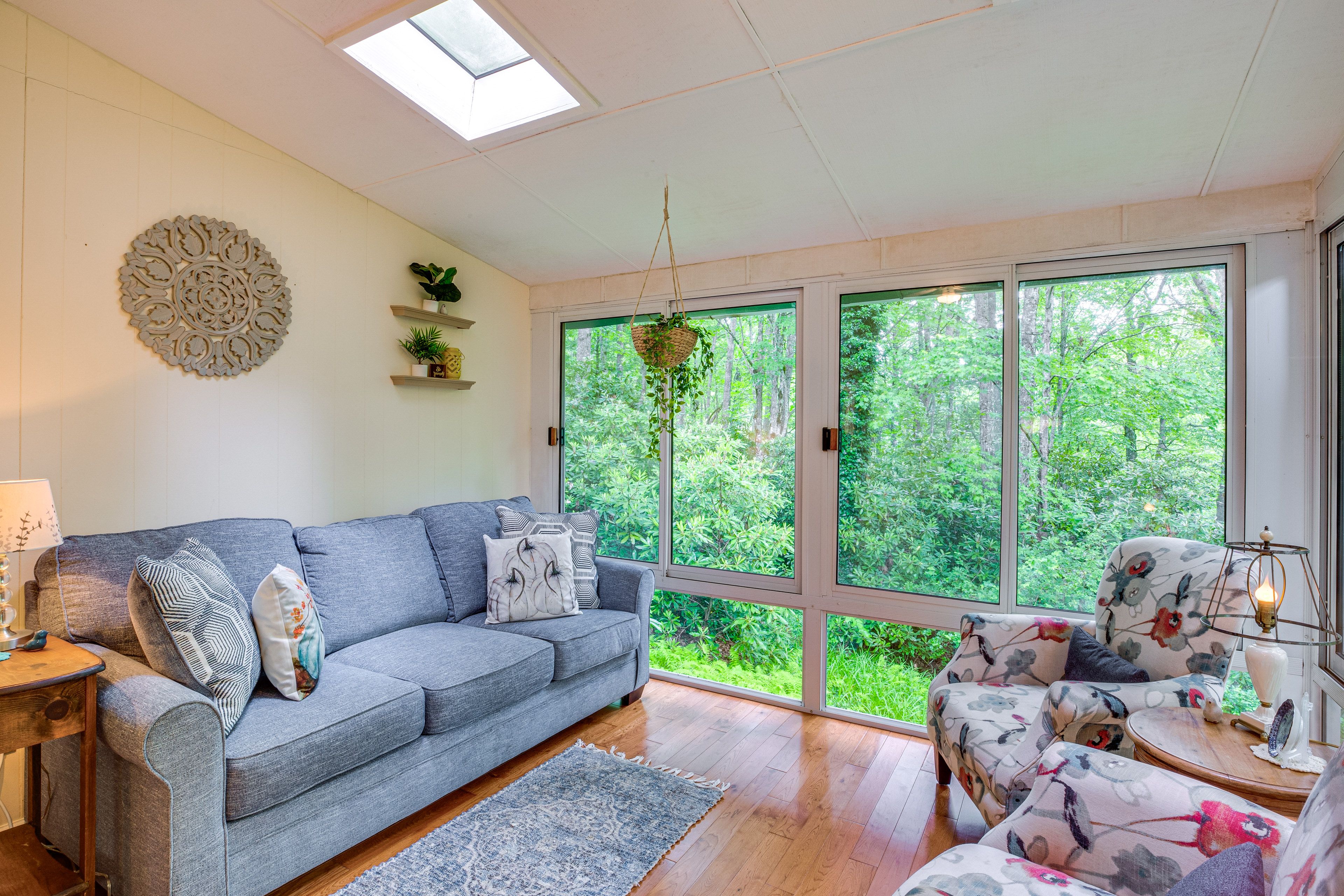 Sunroom | Sleeper Sofa | Garden Views
