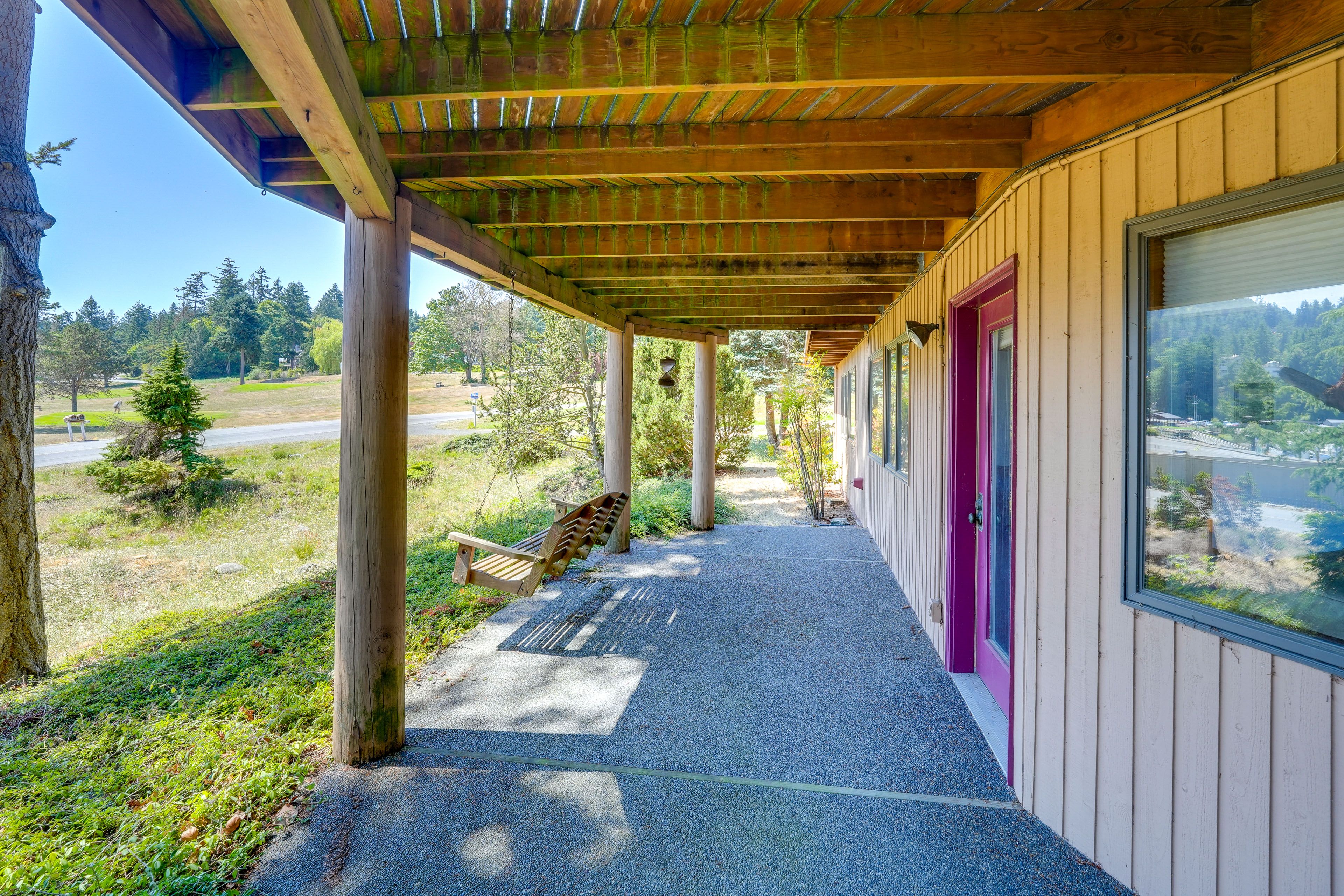 Covered Patio | Porch Swing