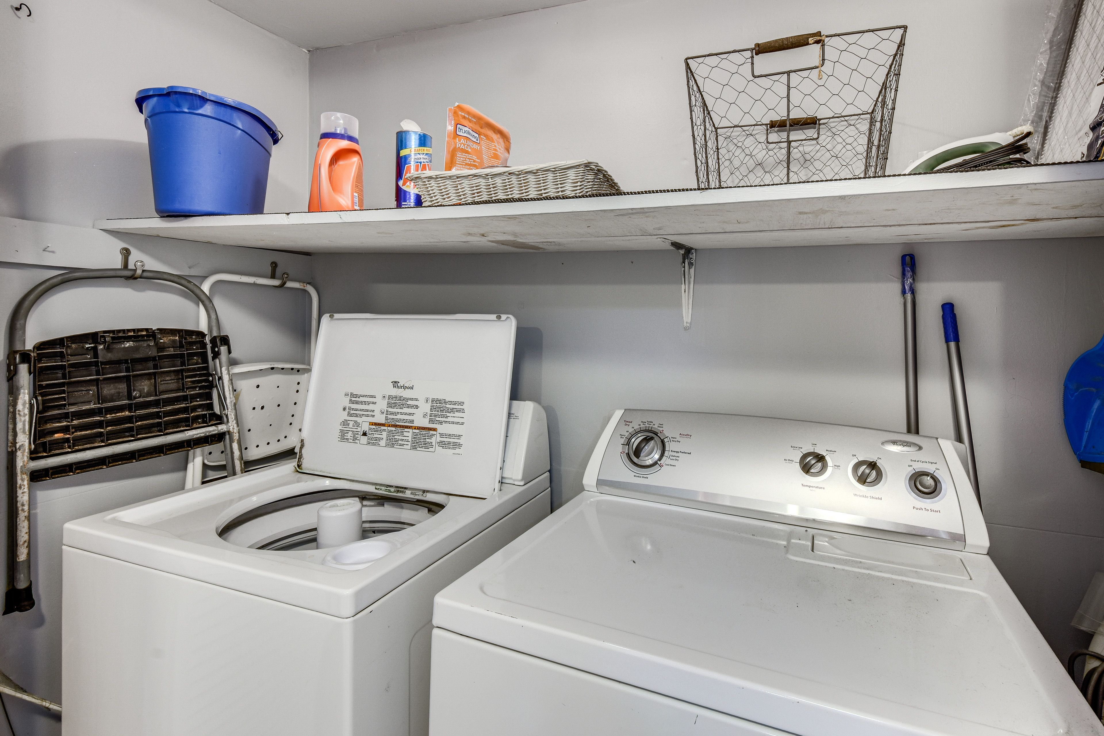 Laundry Closet | Laundry Detergent Provided