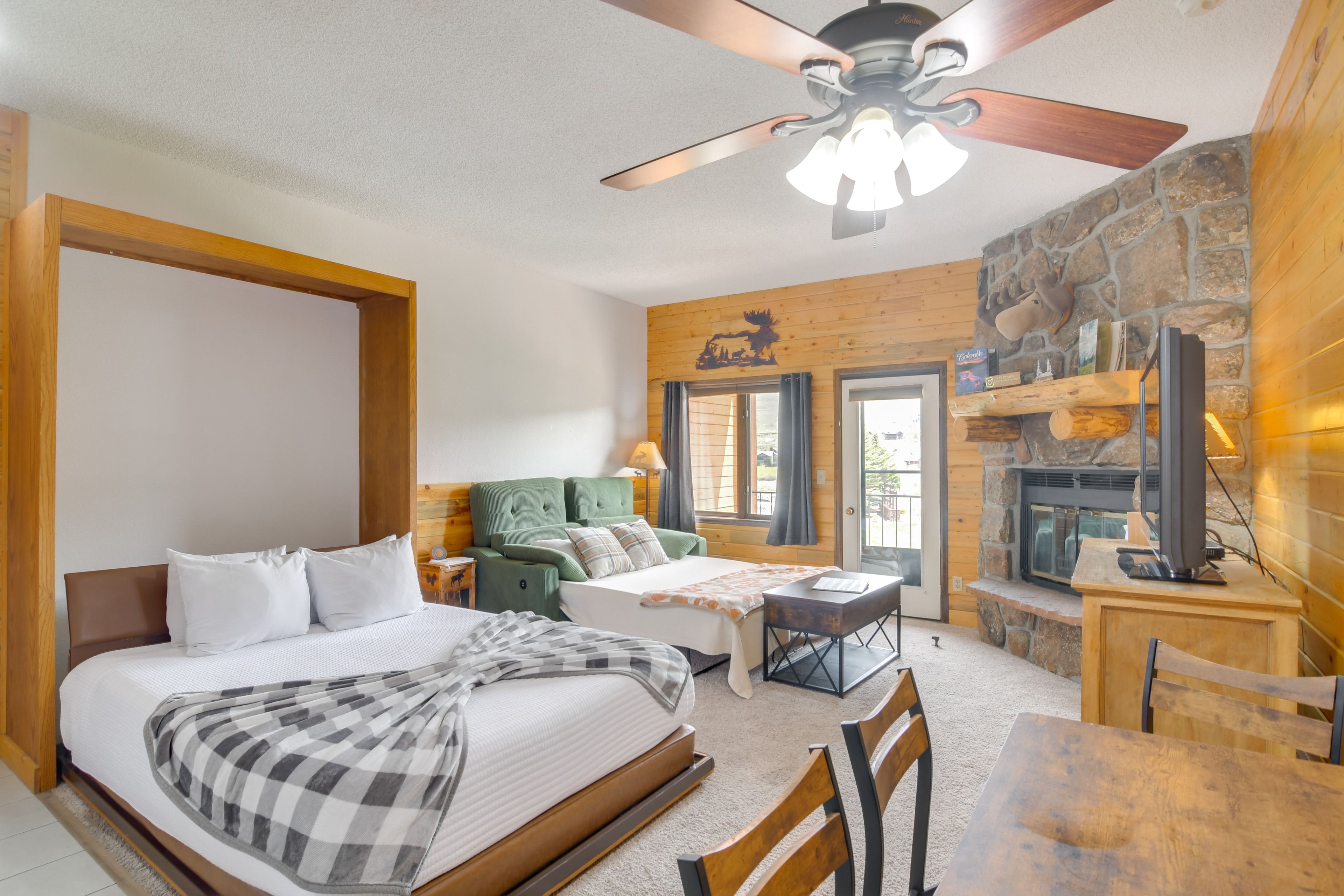 Granby Vacation Rental | Studio | 1BA | 405 Sq Ft | Step-Free Access