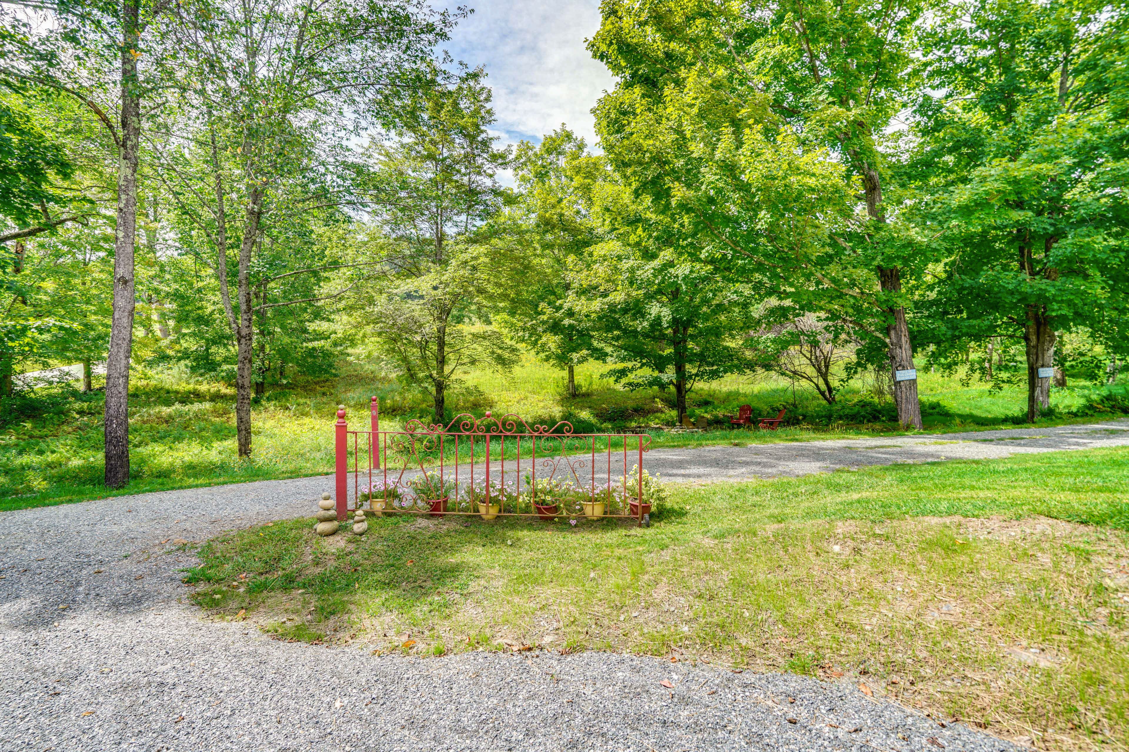 Studio Exterior | Private Fire Pit & Shared Fire Pit