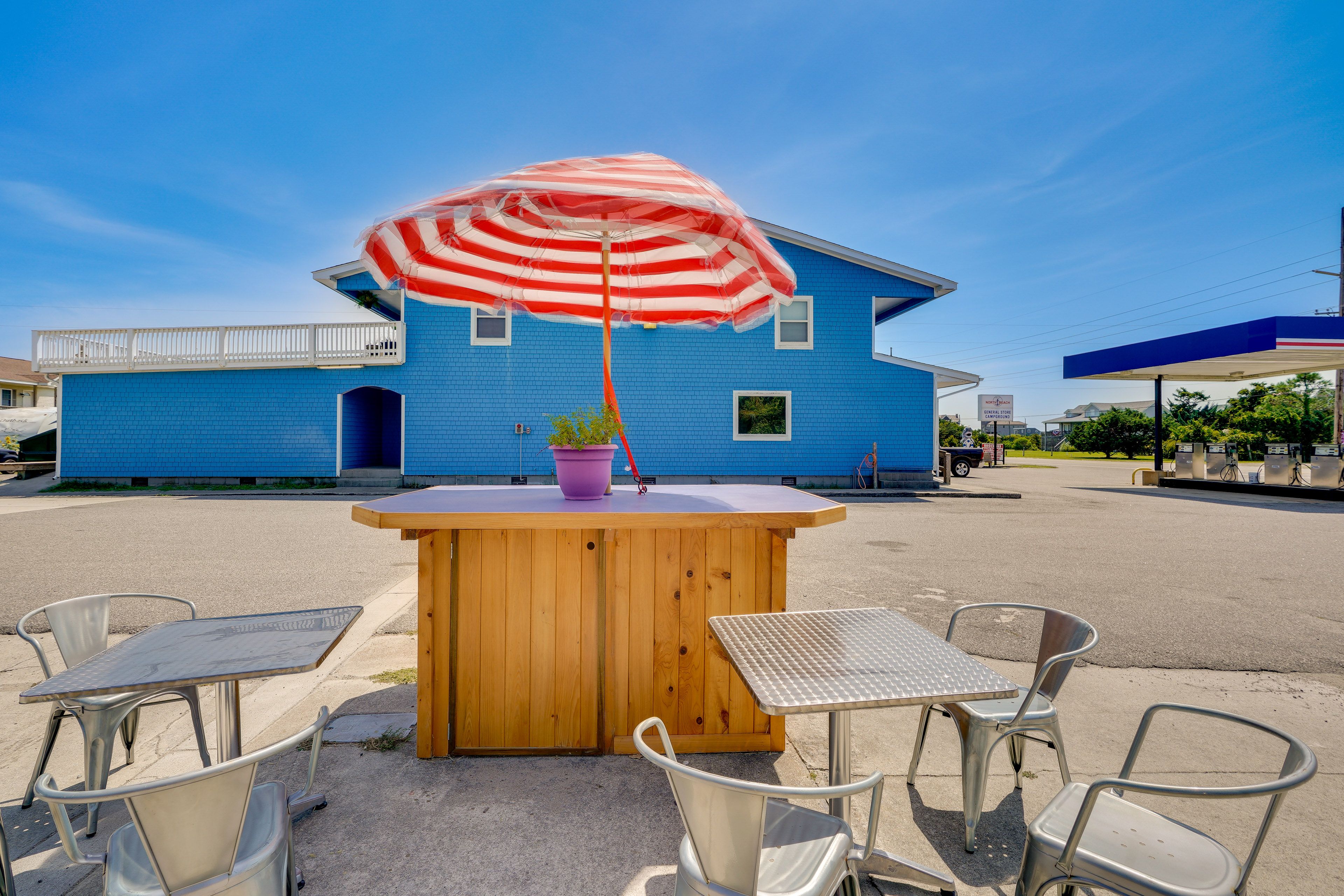 Community Outdoor Dining Space | General Store On-Site