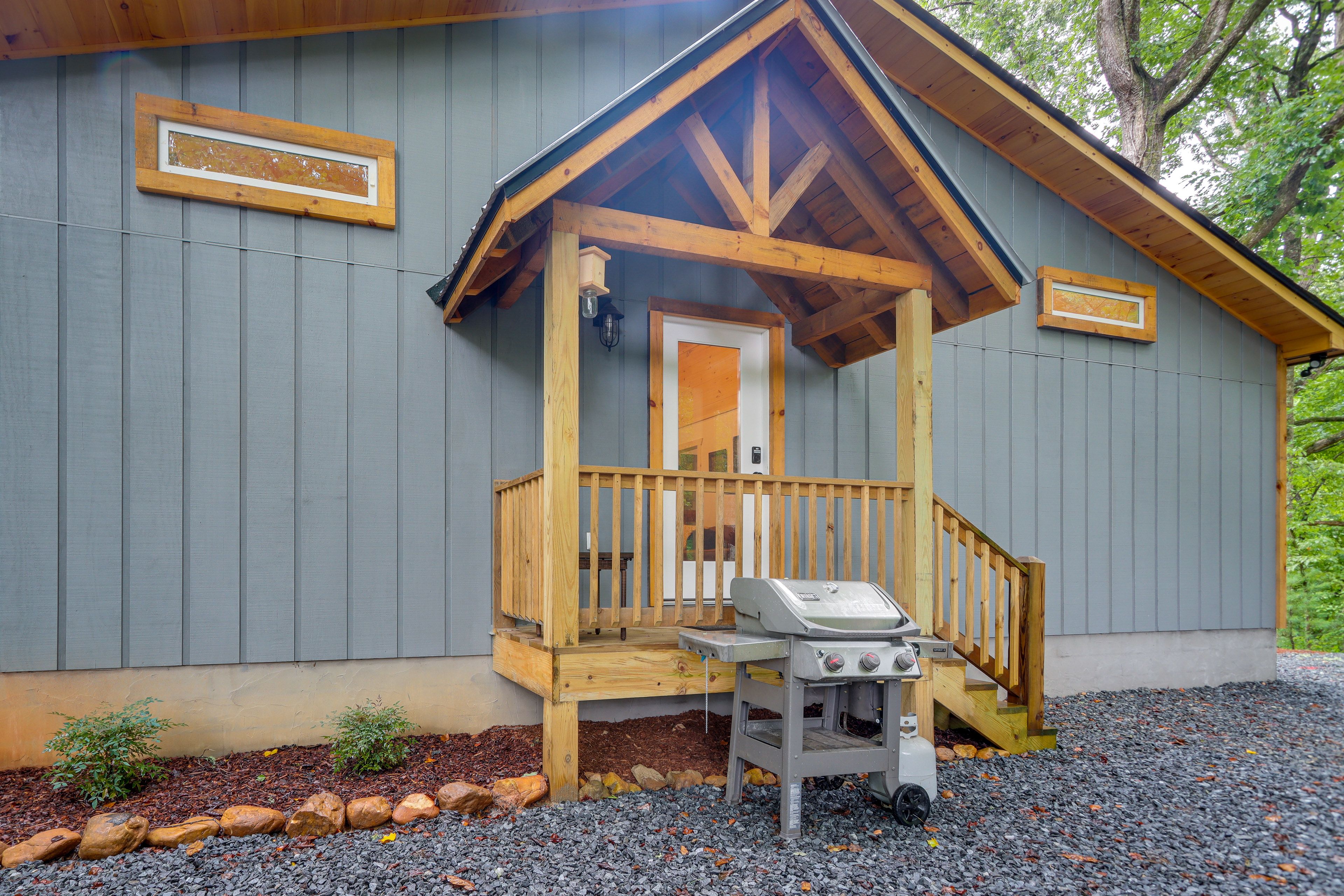 Cottage Exterior | Parking | Driveway (2 Vehicles)