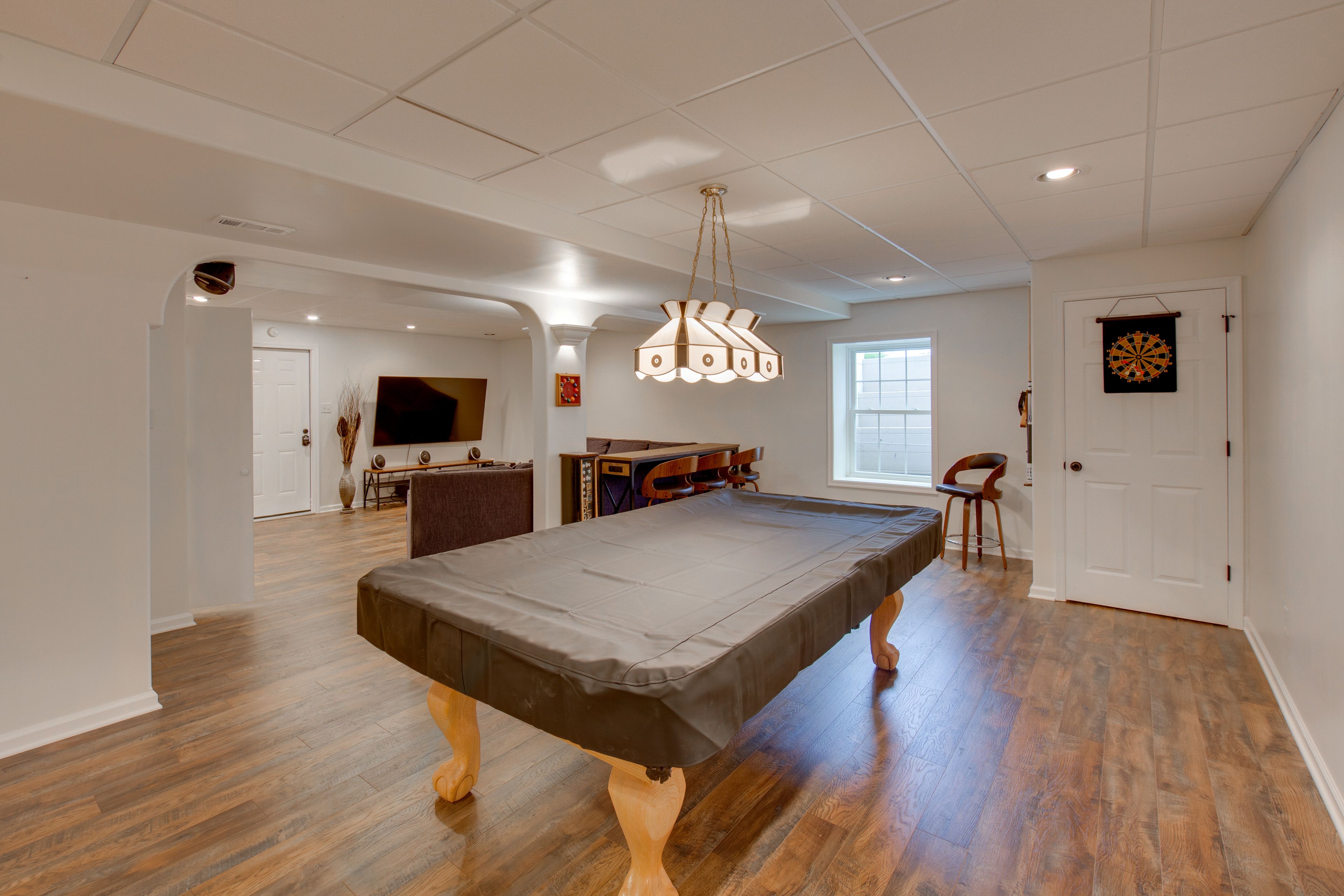 Game Room | Pool Table | Dartboard | Ski Ball | Arcade Game | Basement