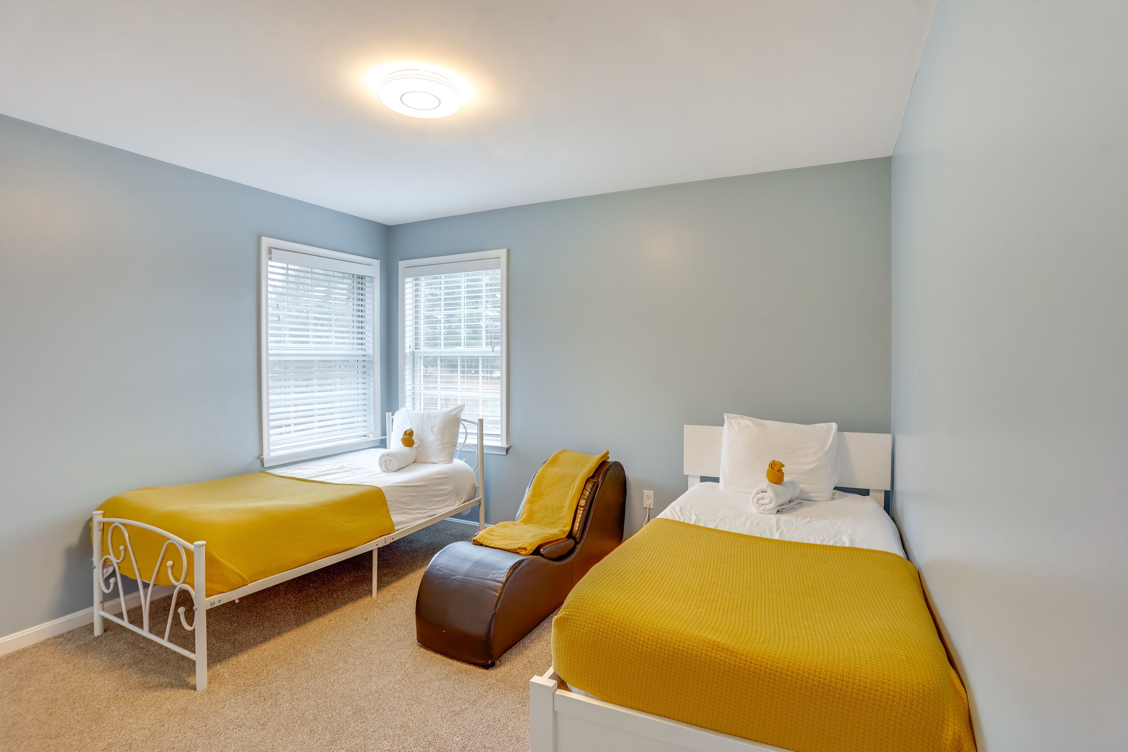 Bedroom 5 | 2 Twin Beds w/ Twin Trundle Bed | Upper Level