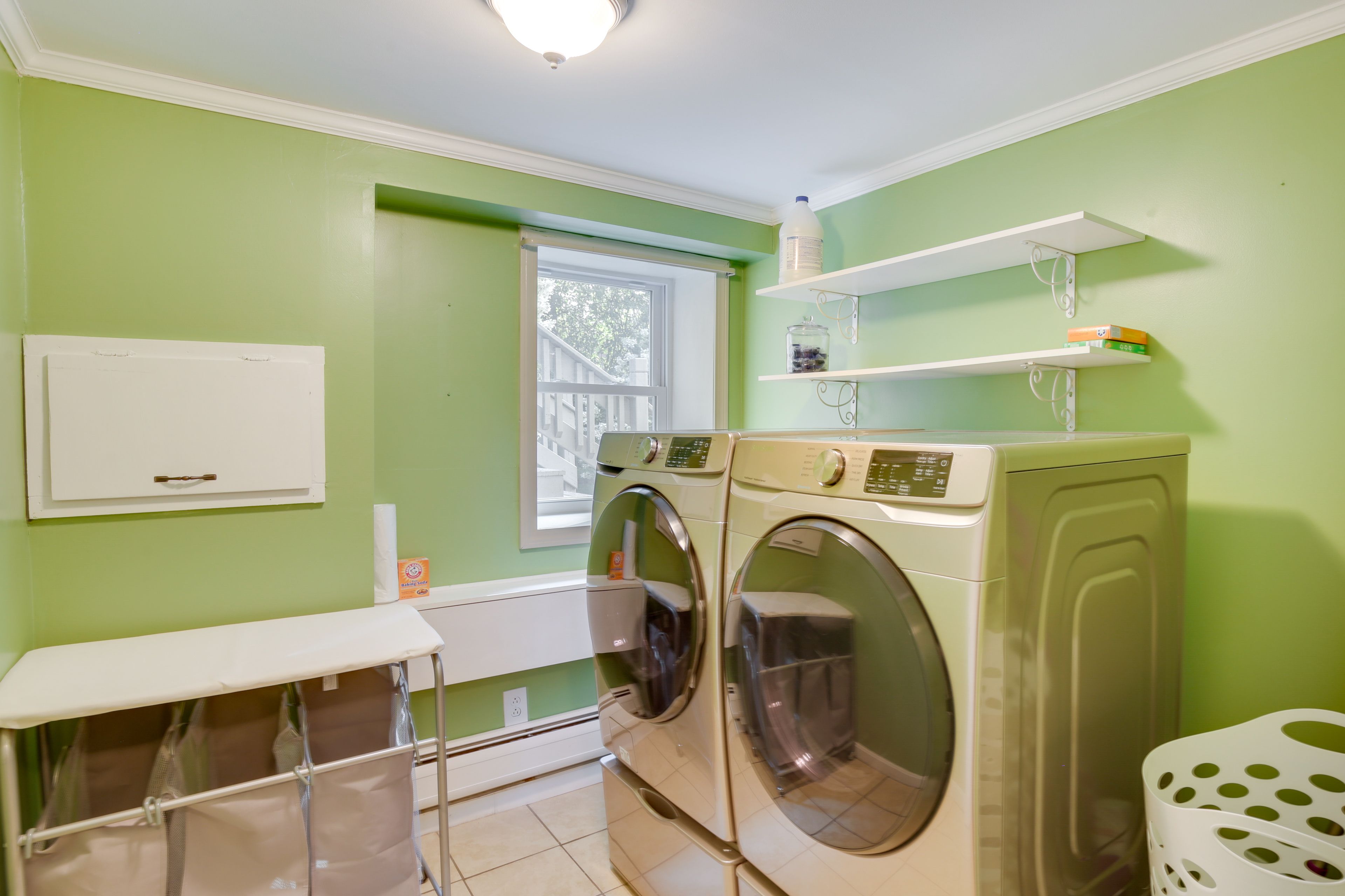 Laundry Area | Washer/Dryer | Iron/Board