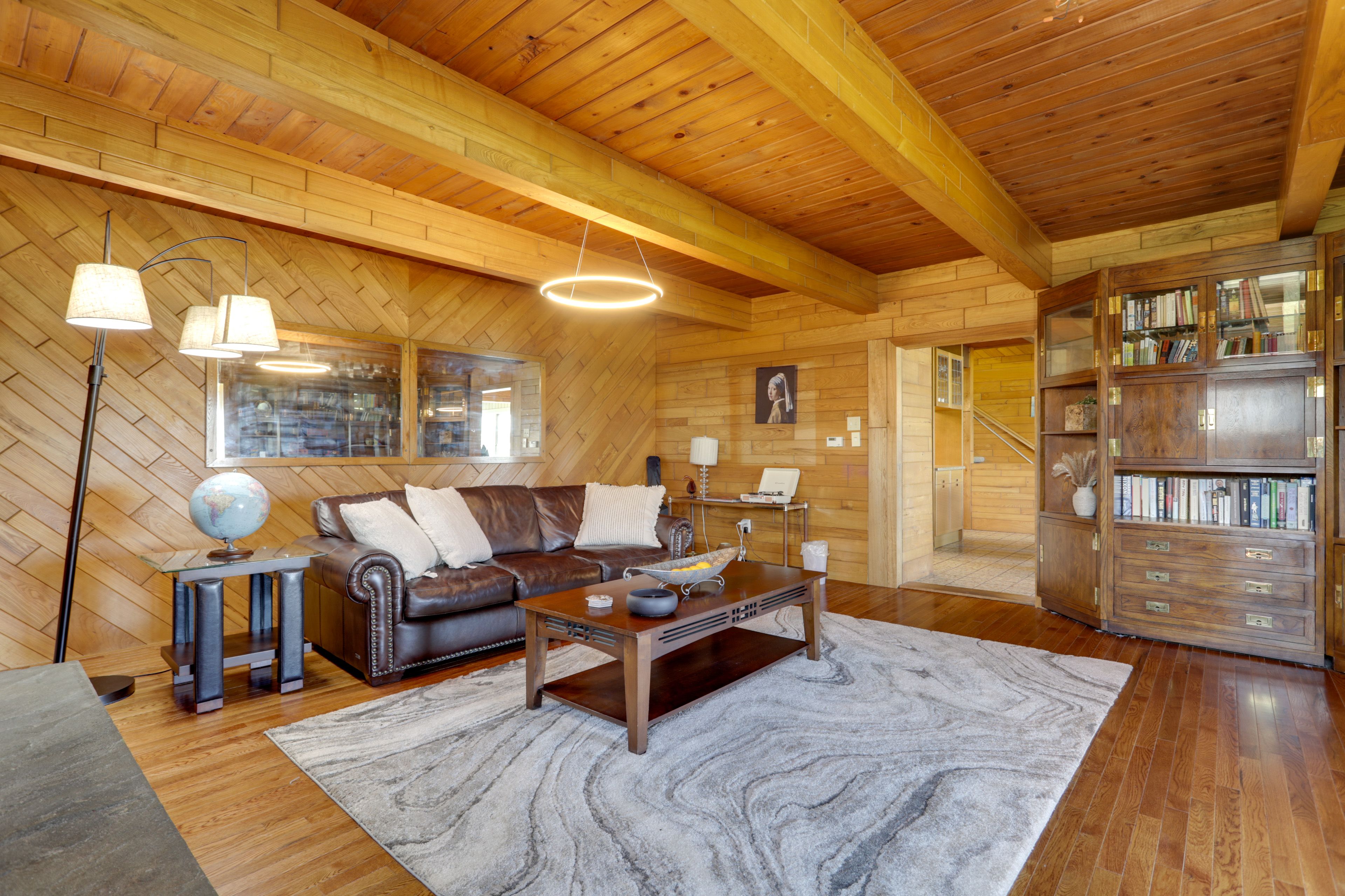 Living Room | Gas Fireplace | Wall A/C Units | Electric Heat